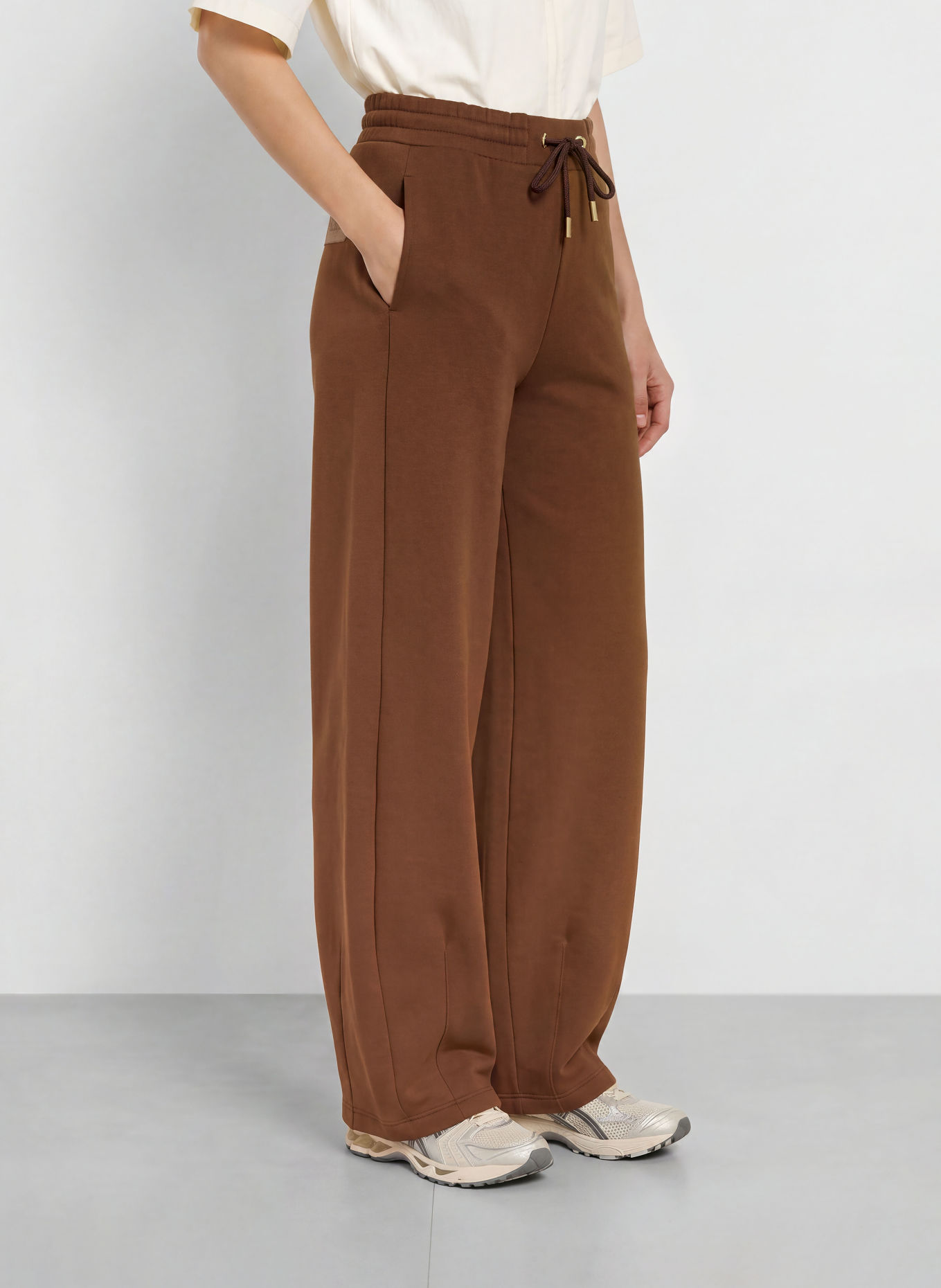 GOLDBERGH Pantalon en molleton TOSHI: MARRON