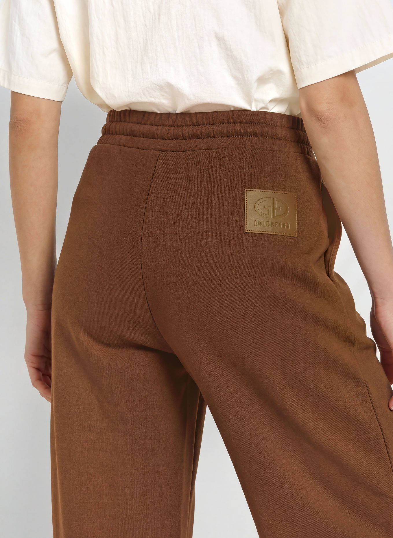 GOLDBERGH Pantalon en molleton TOSHI: MARRON