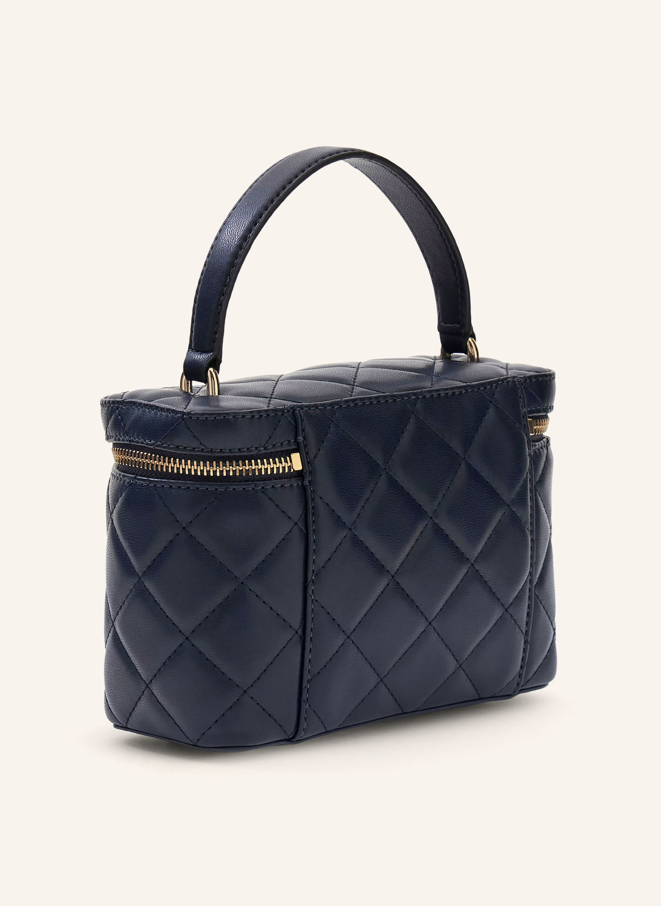 GUESS Handtas JULIET: DONKERBLAUW / GOUD