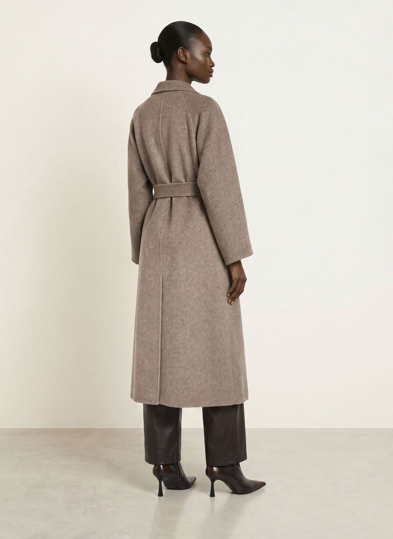 ARMA Wool coat: TAUPE