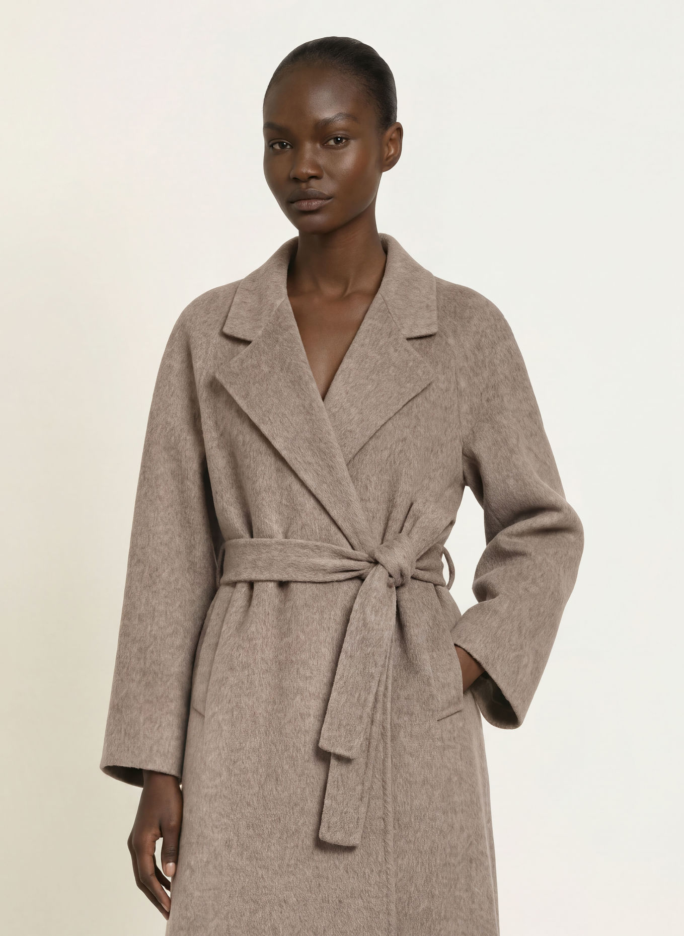 ARMA Wool coat: TAUPE