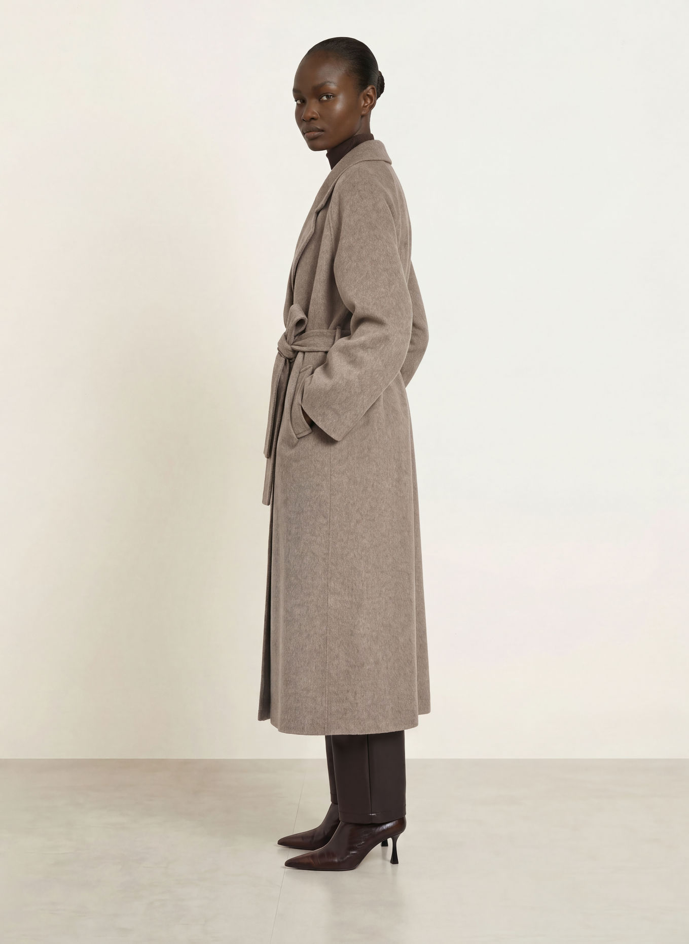 ARMA Wool coat: TAUPE