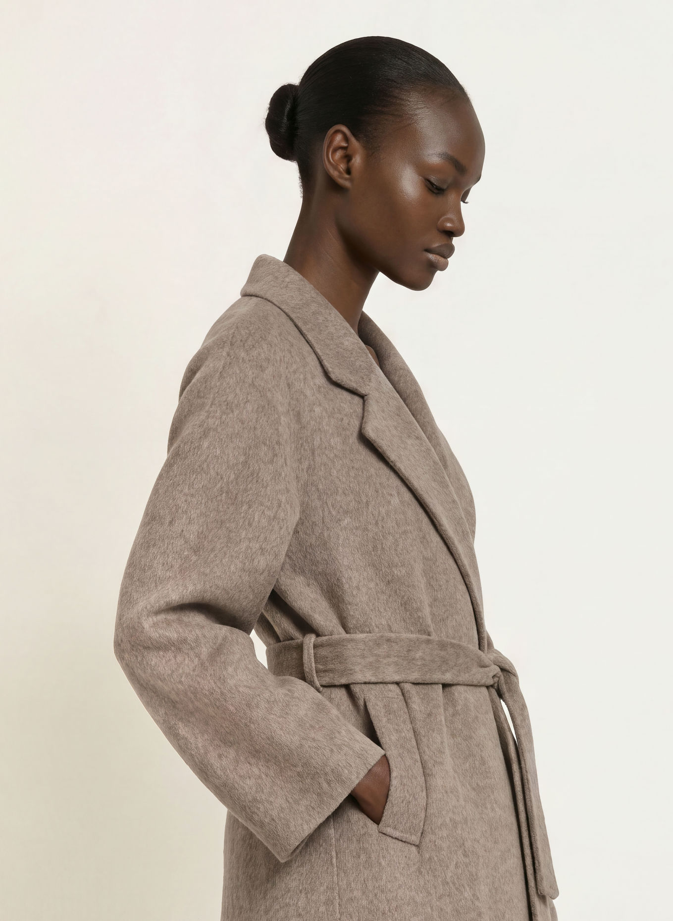 ARMA Wool coat: TAUPE