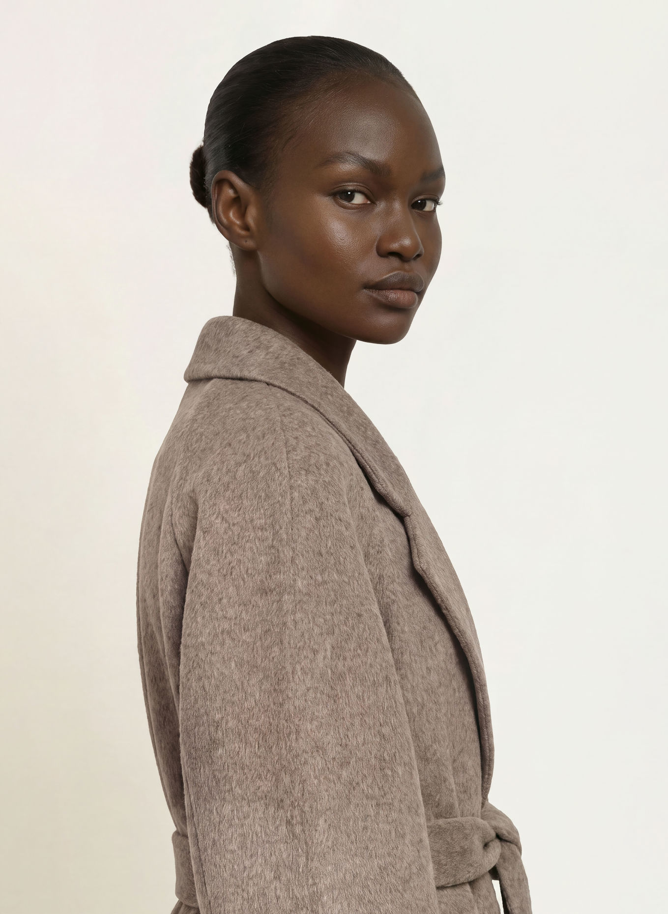 ARMA Wool coat: TAUPE