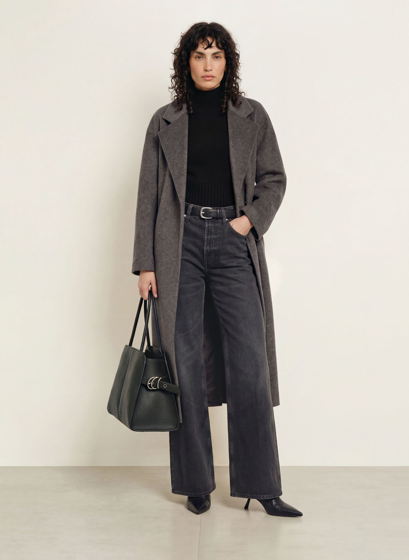 ARMA Wool coat: DARK GRAY