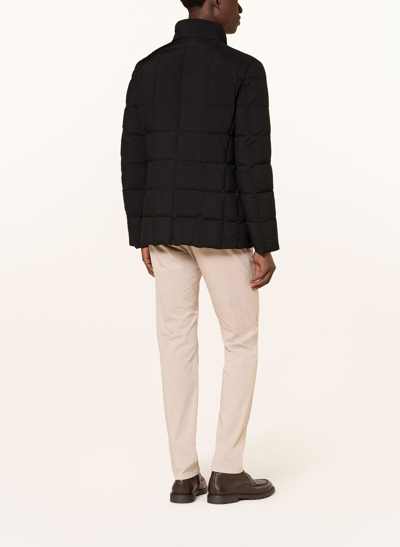 Fay Lightweight-Daunenjacke: SCHWARZ