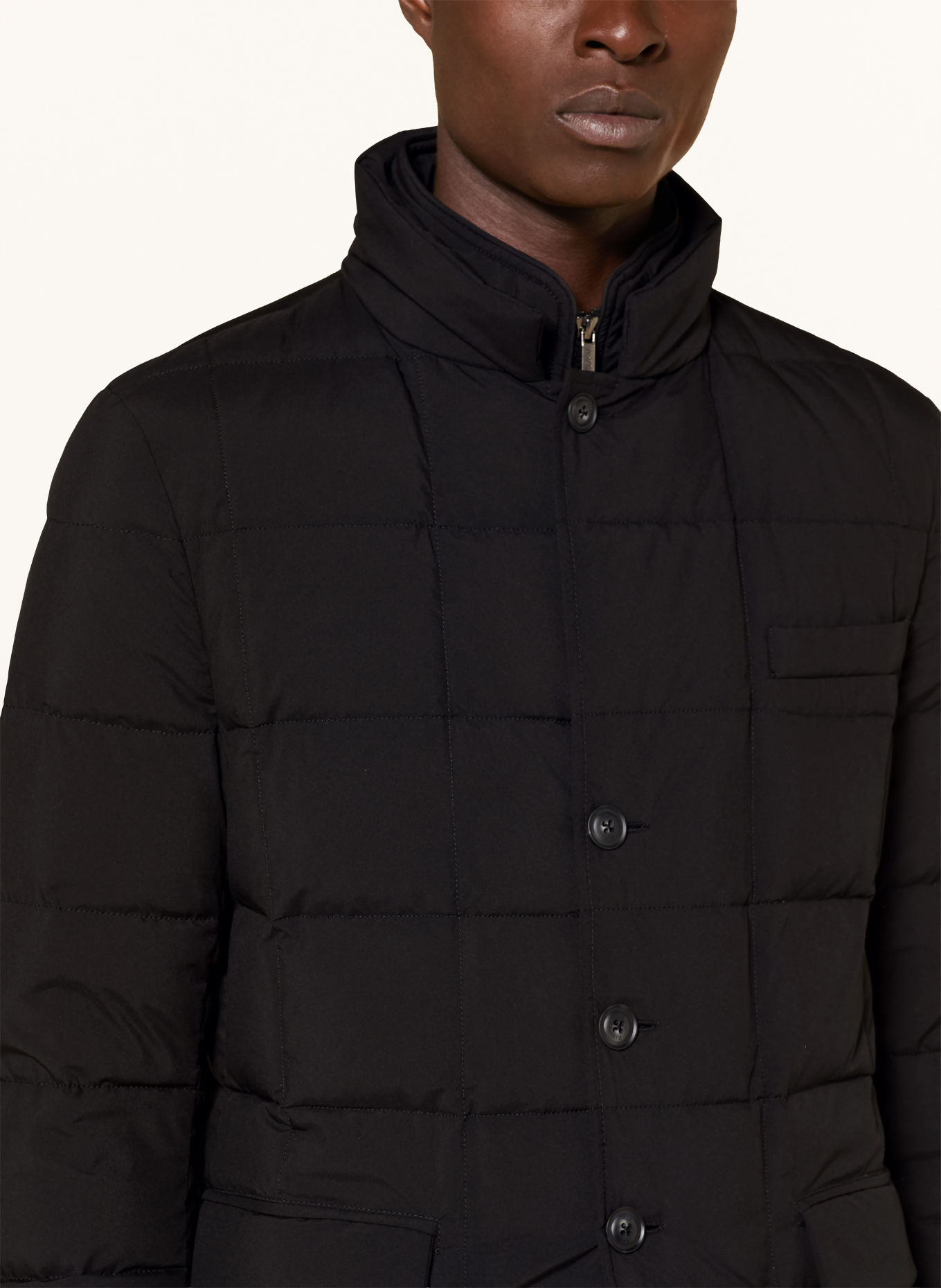 Fay Lightweight-Daunenjacke: SCHWARZ