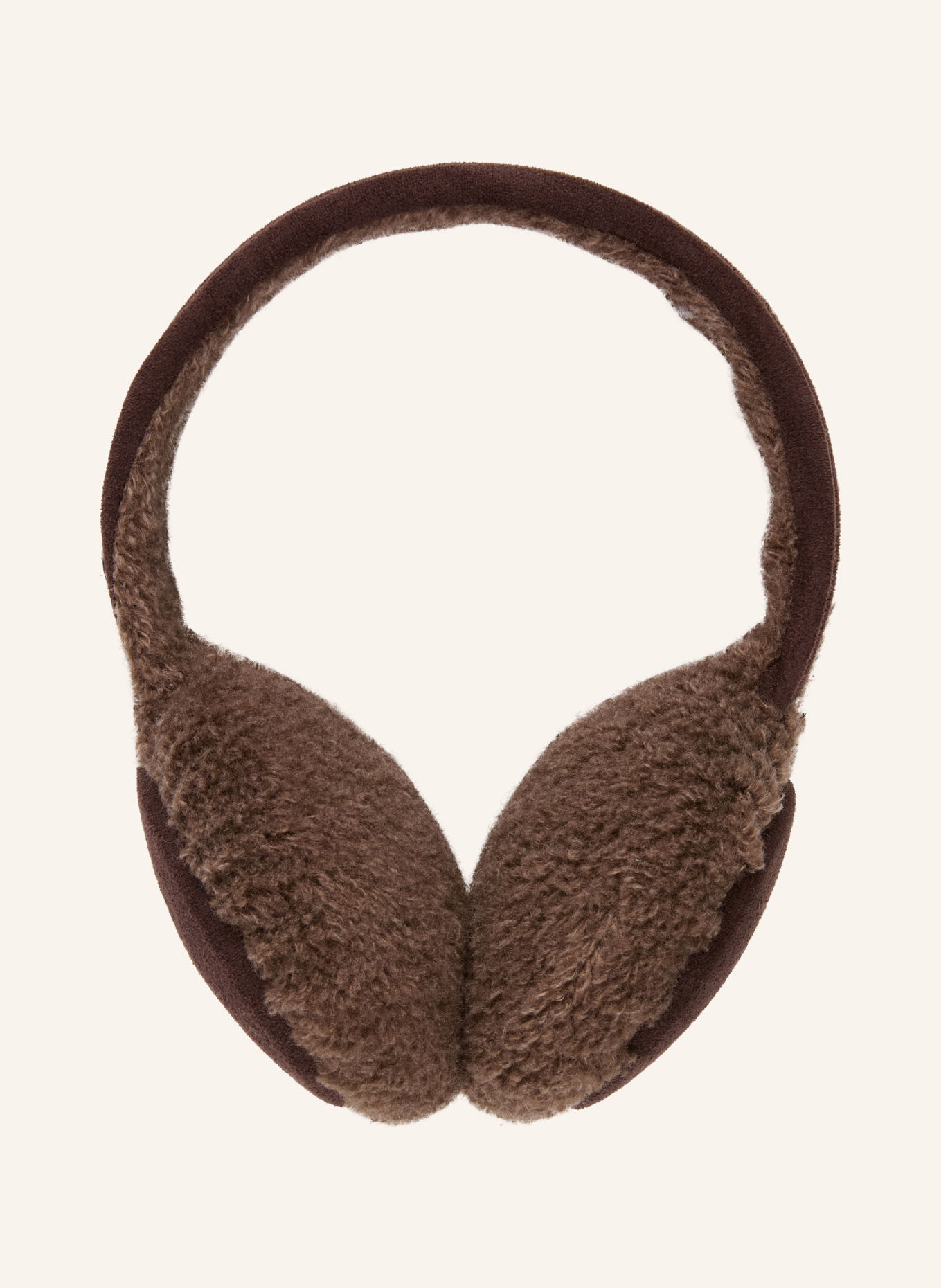 LOEVENICH Earmuffs: DARK BROWN / BROWN