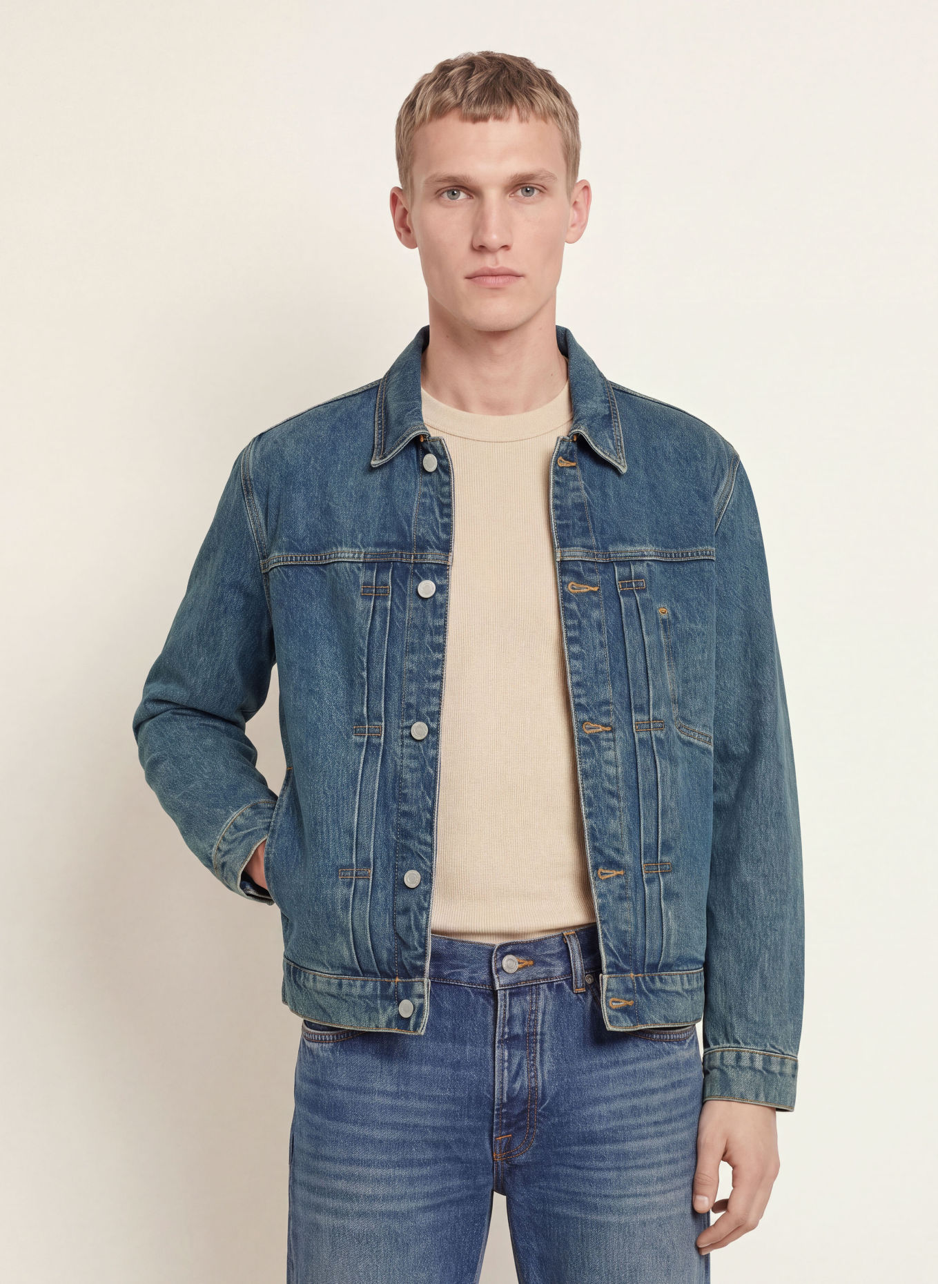 ARMEDANGELS AASHTON Denim Jacket: 3672 ligure