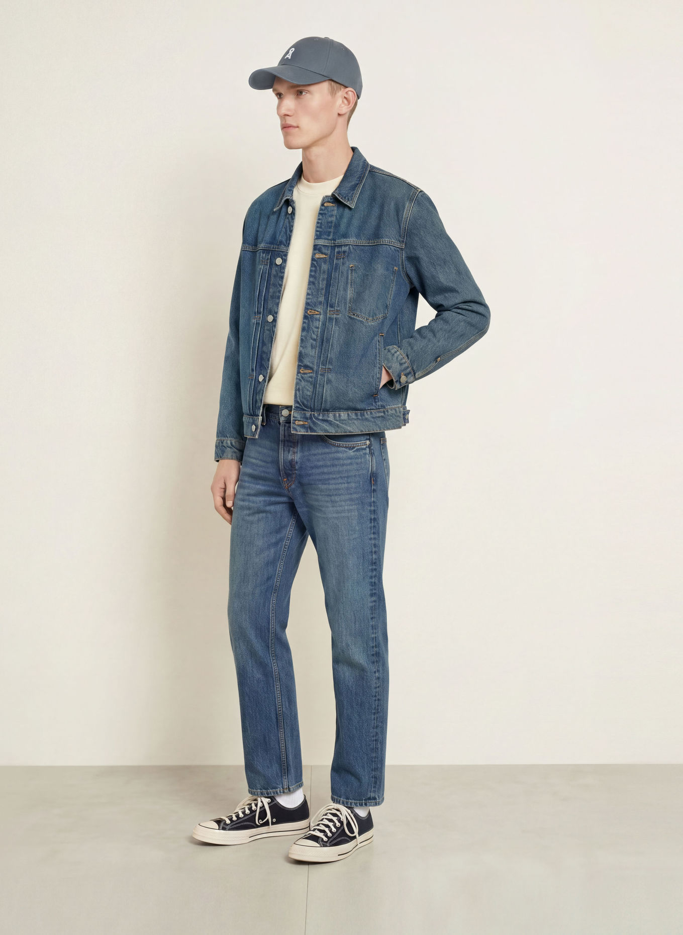 ARMEDANGELS AASHTON Denim Jacket: 3672 ligure