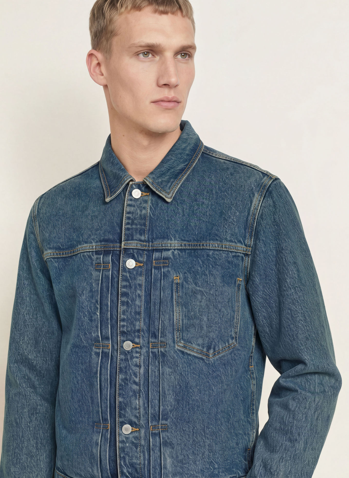 ARMEDANGELS AASHTON Denim Jacket: 3672 ligure