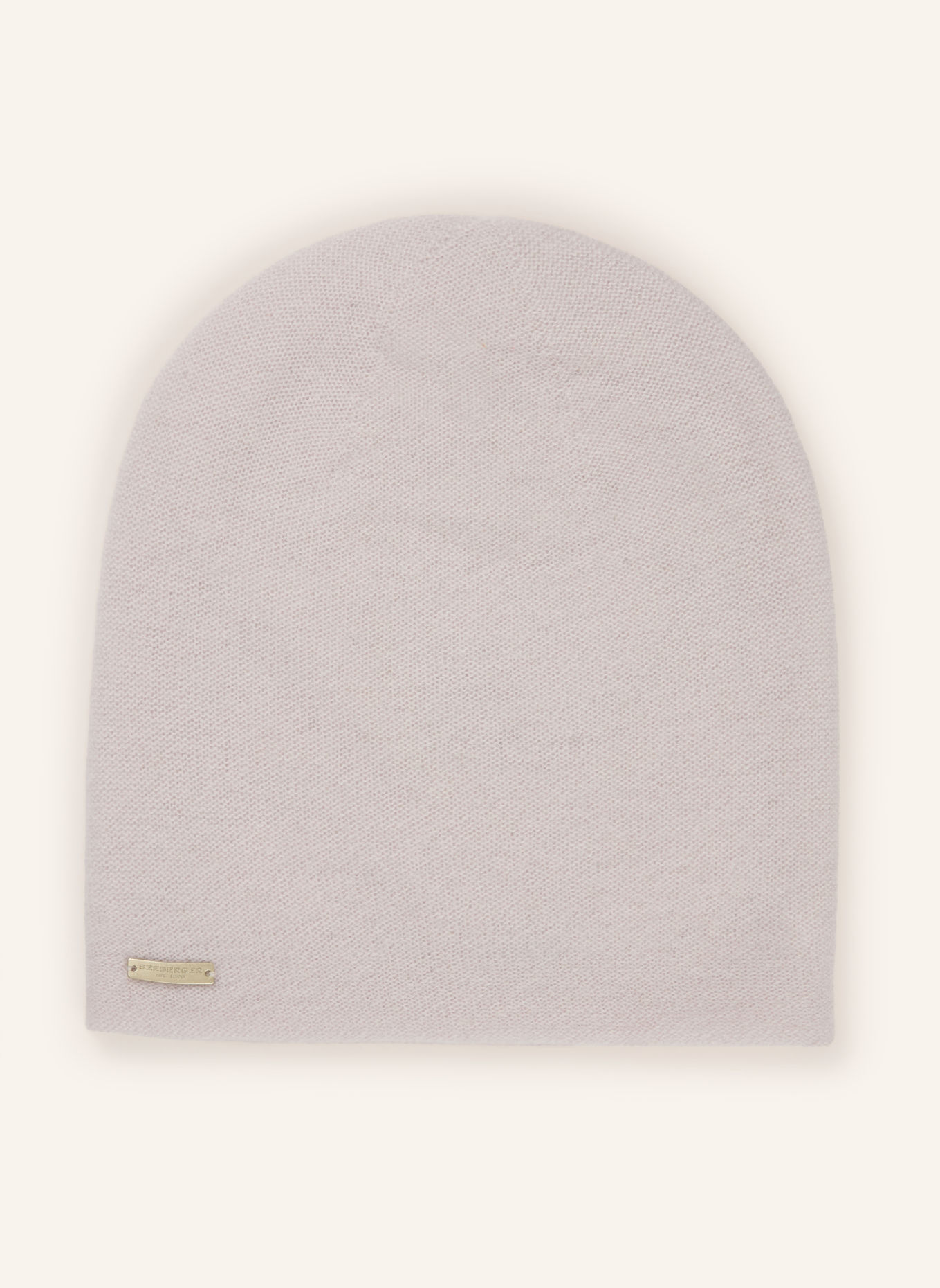 SEEBERGER Cashmere-Mütze: HELLBRAUN