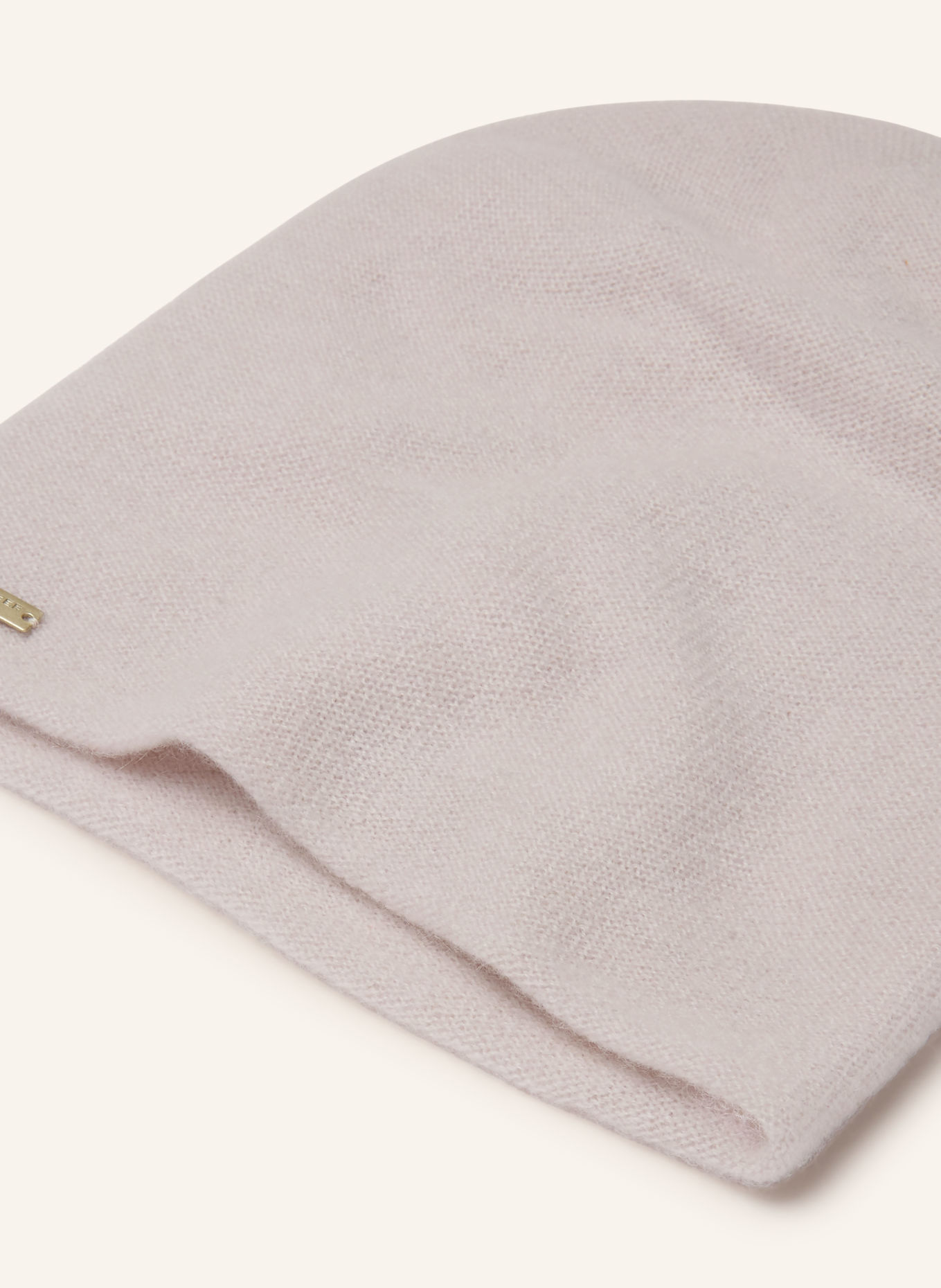 SEEBERGER Cashmere-Mütze: HELLBRAUN