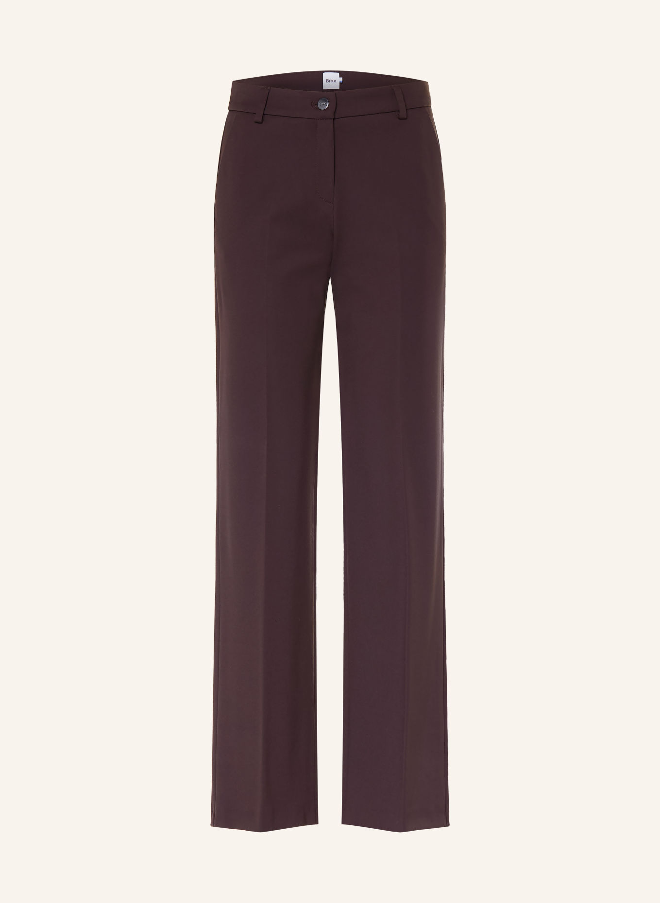 BRAX Marlene-broek MAINE van jersey: BRUIN