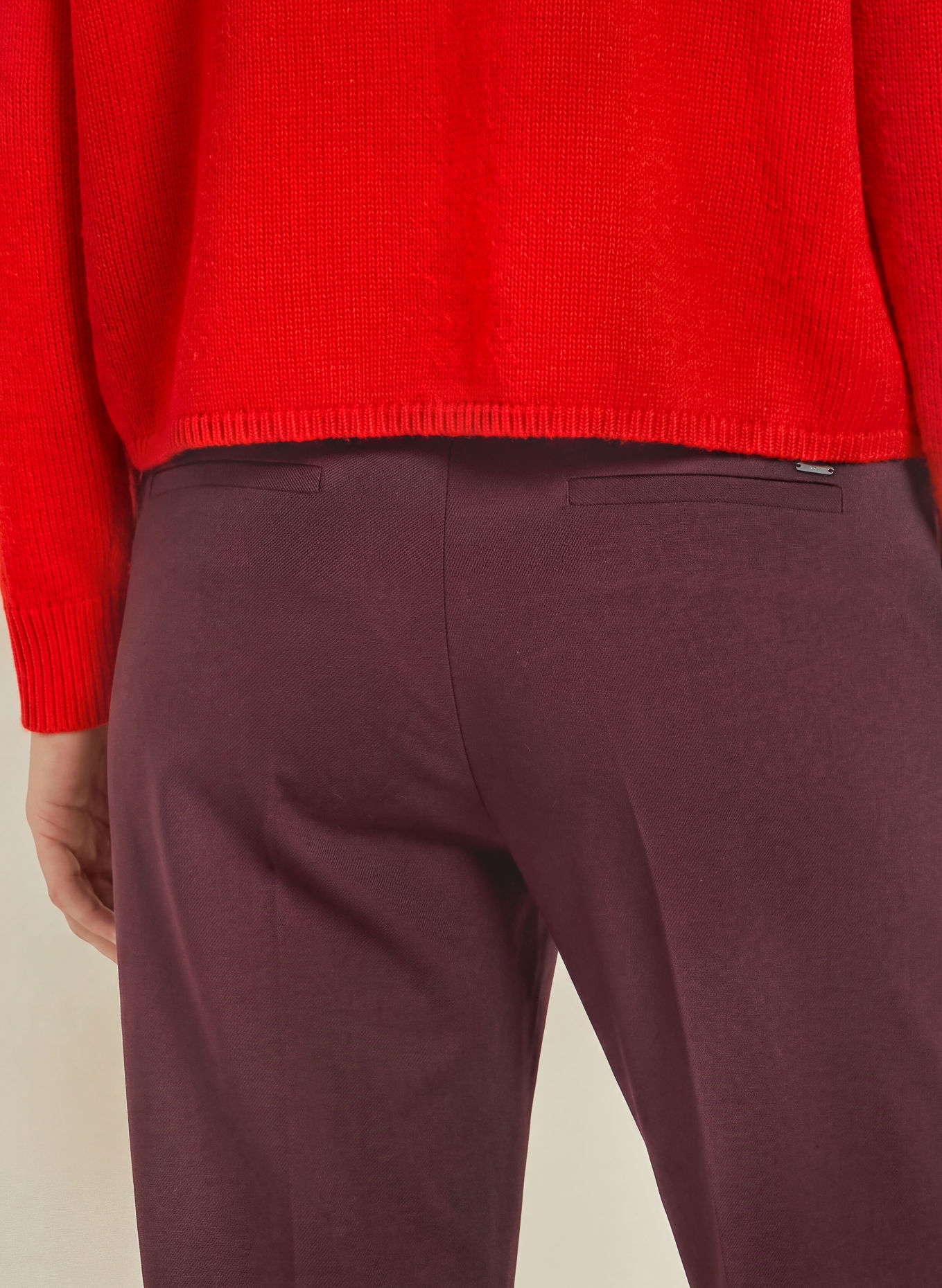 BRAX Marlene-broek MAINE van jersey: DONKERPAARS
