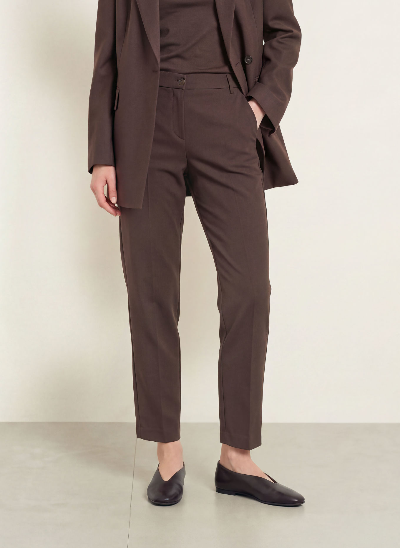 BRAX Jerseybroek MARON: MARRON FONCÉ