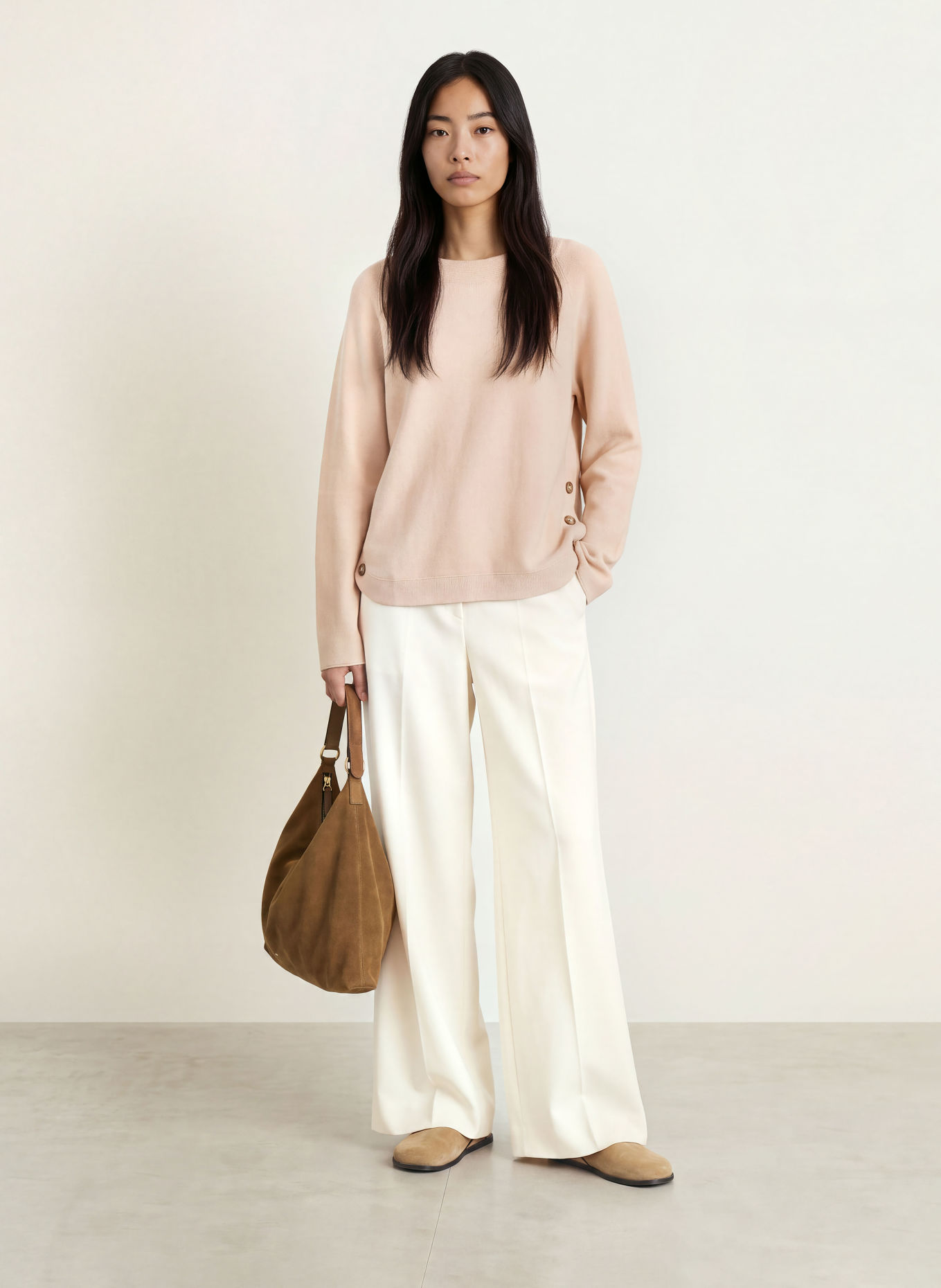 REPEAT Sweater: ECRU