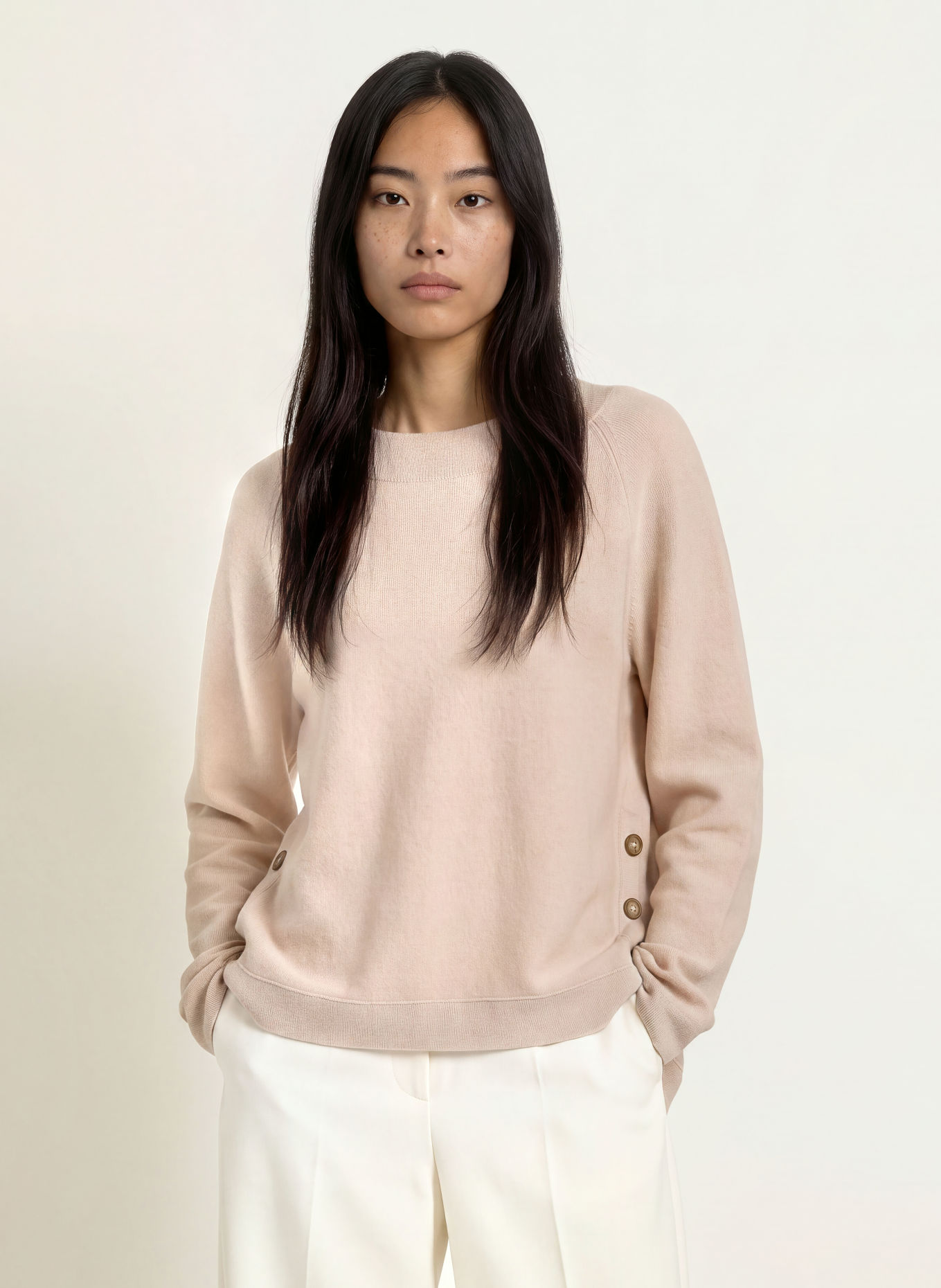 REPEAT Sweater: ECRU