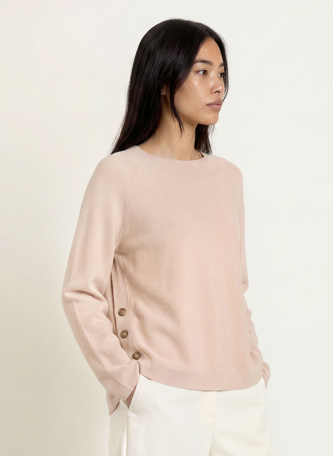 REPEAT Sweater: ECRU