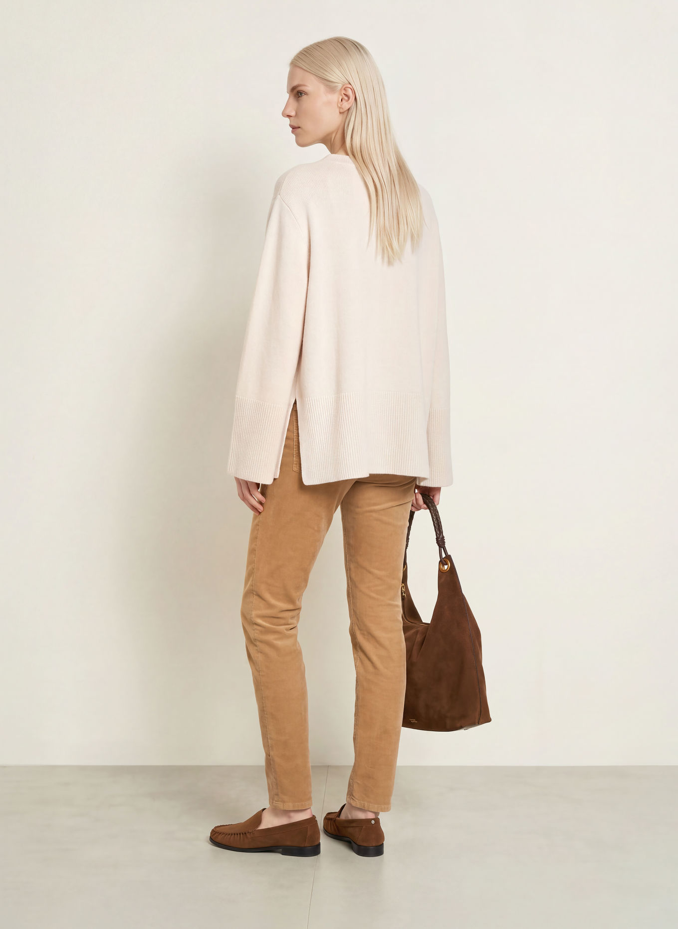 BRAX Cordbroek MARY: LICHTBRUIN