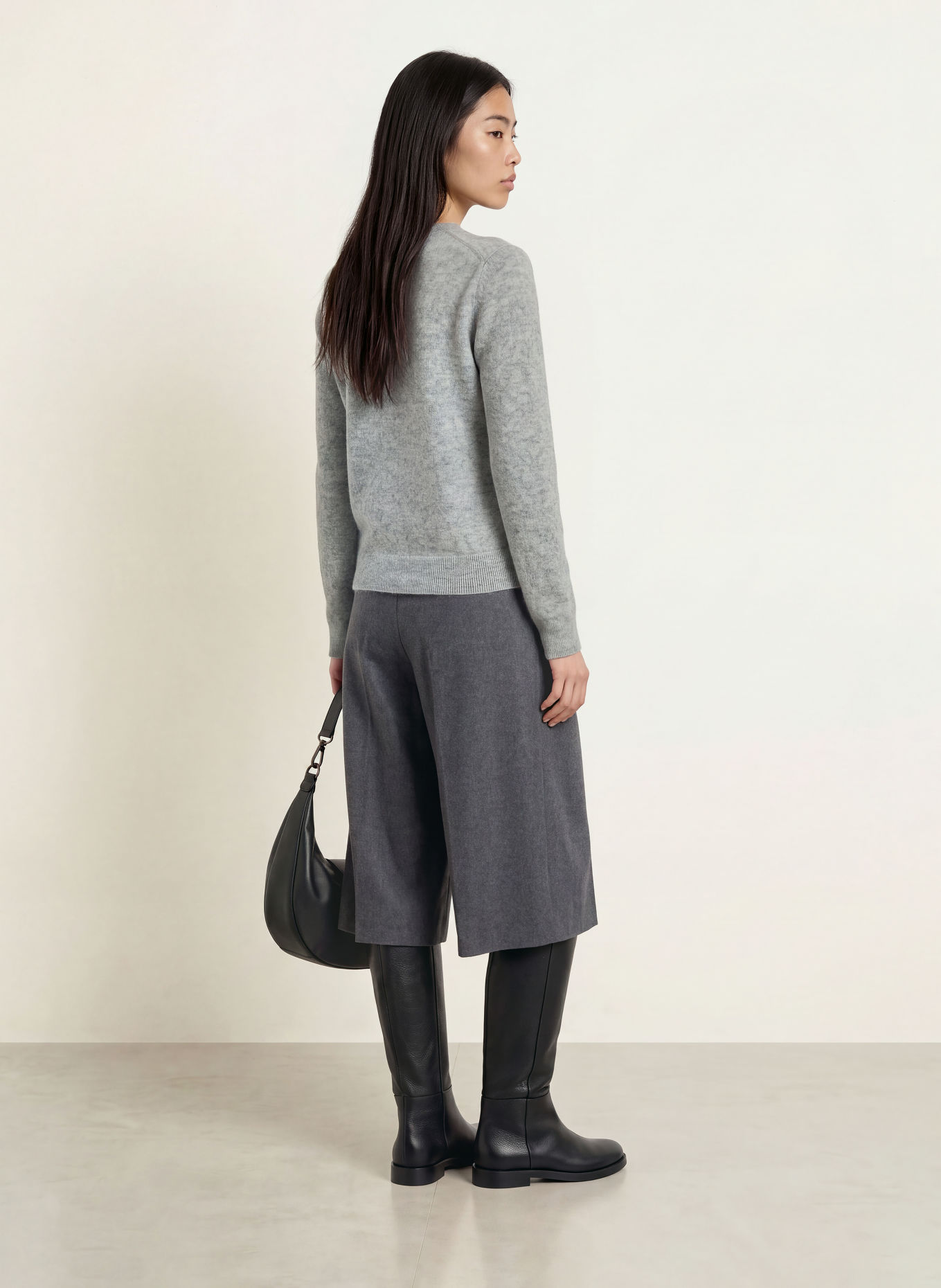 REPEAT Cashmere sweater: GRAY