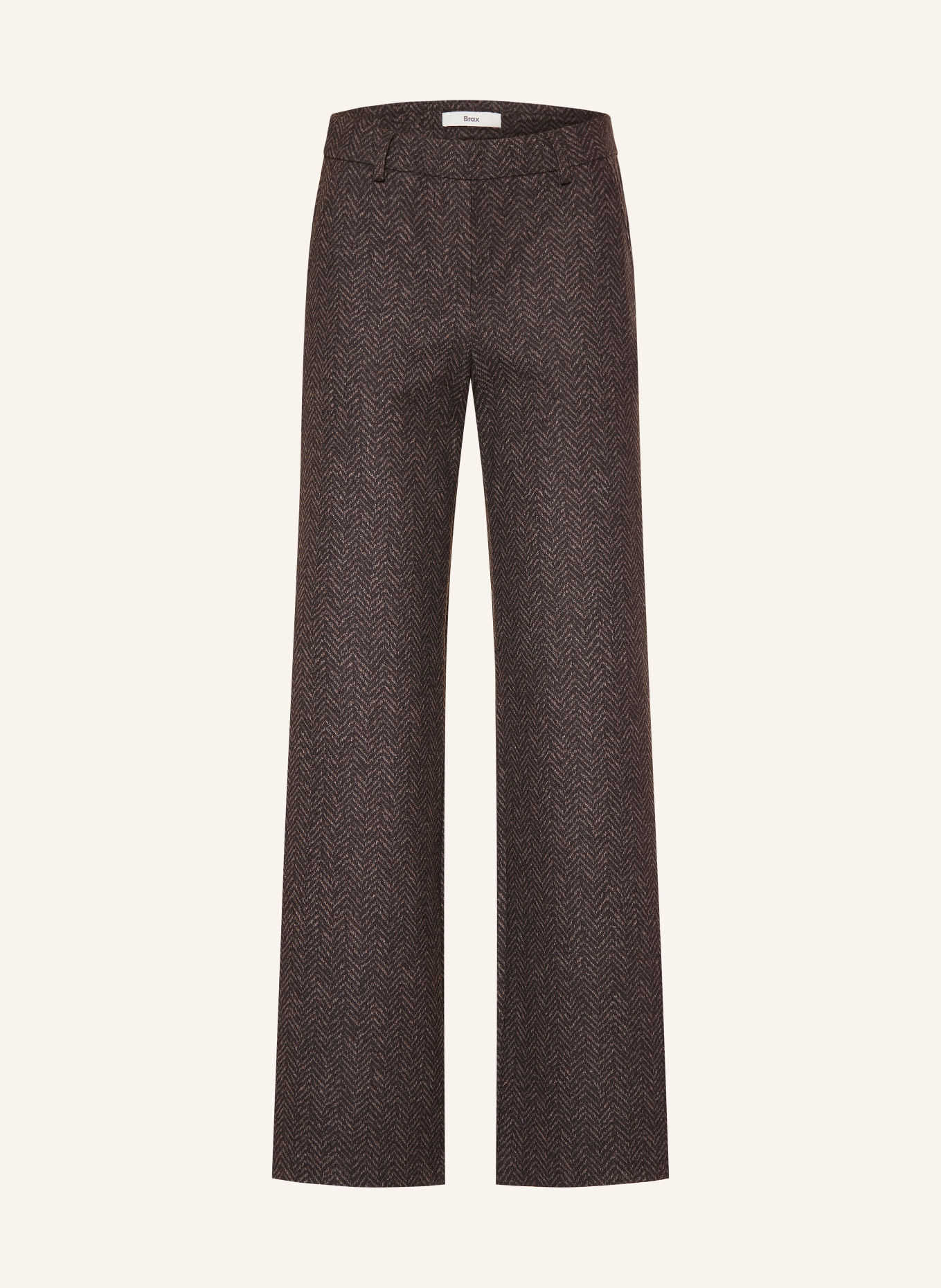 BRAX Marlenehose MAINE: BRAUN / SCHWARZ