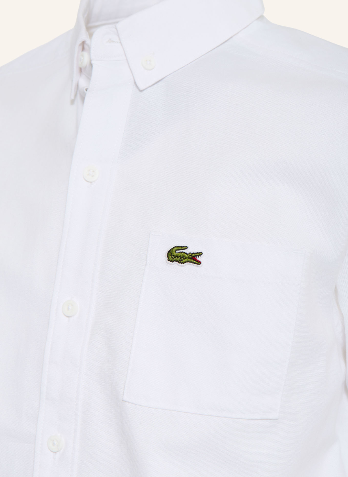 LACOSTE Overhemd: WIT