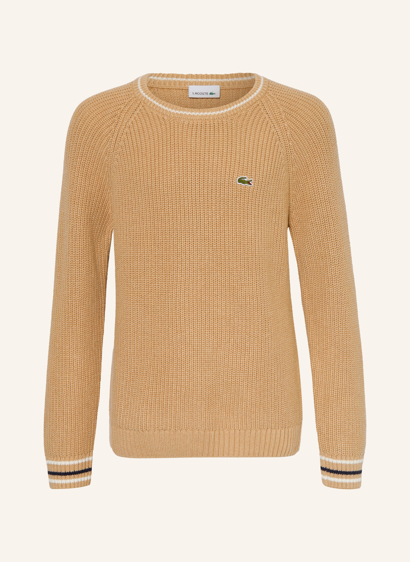 LACOSTE Trui: BEIGE