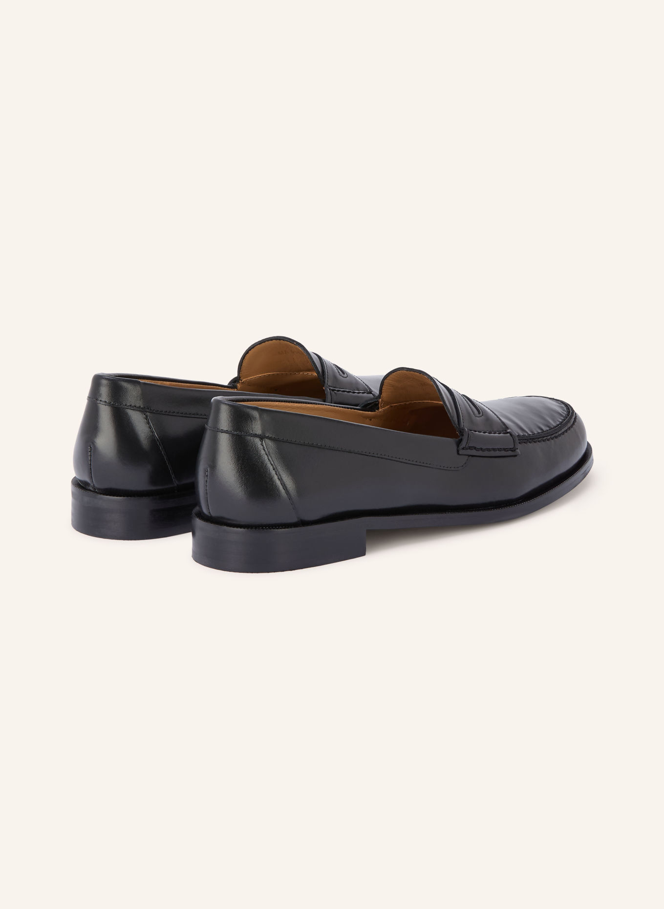 Flattered SAGE Penny loafer: BLACK