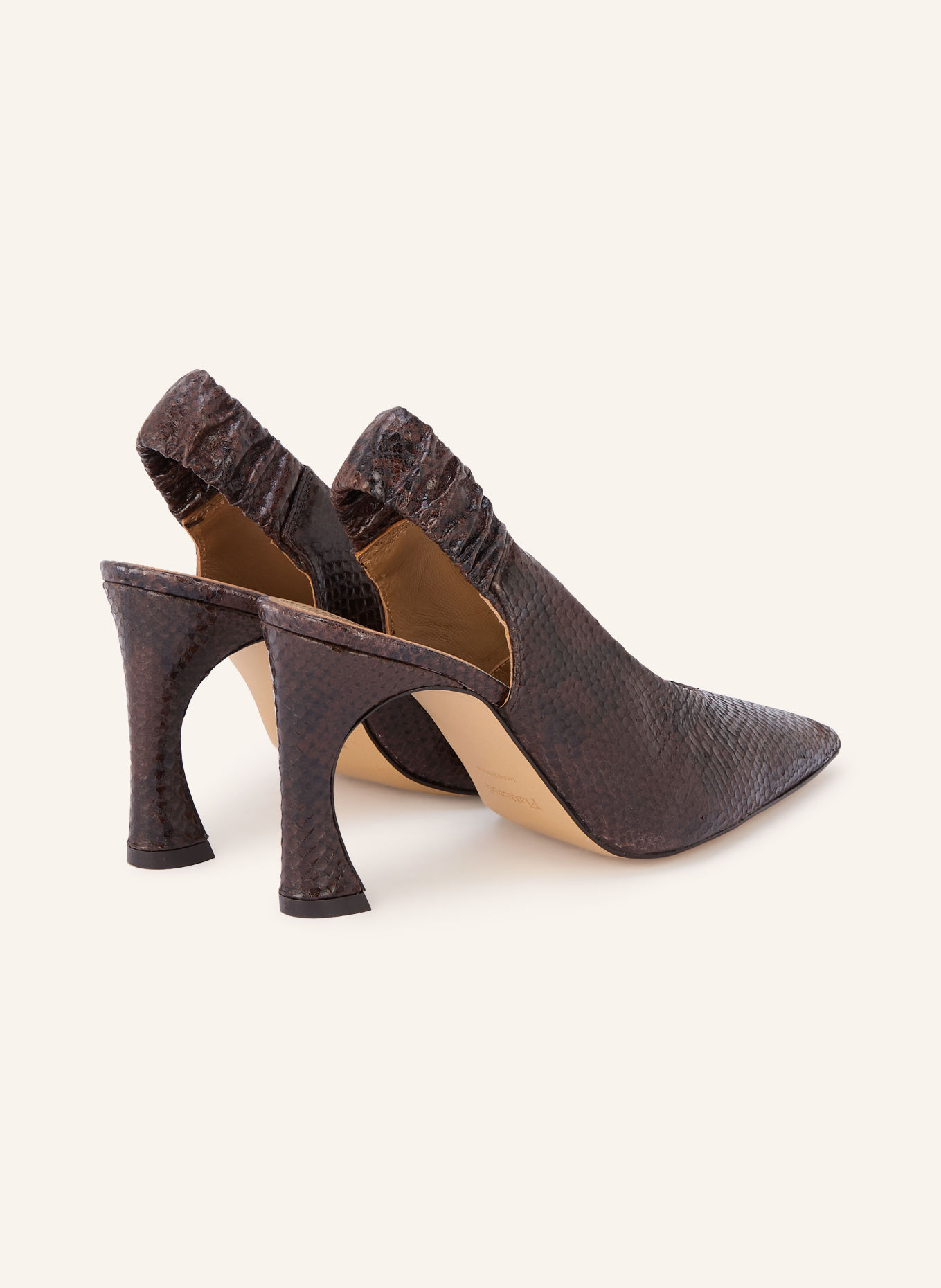 Flattered LILIAN Slingback Pumps: DARK BROWN