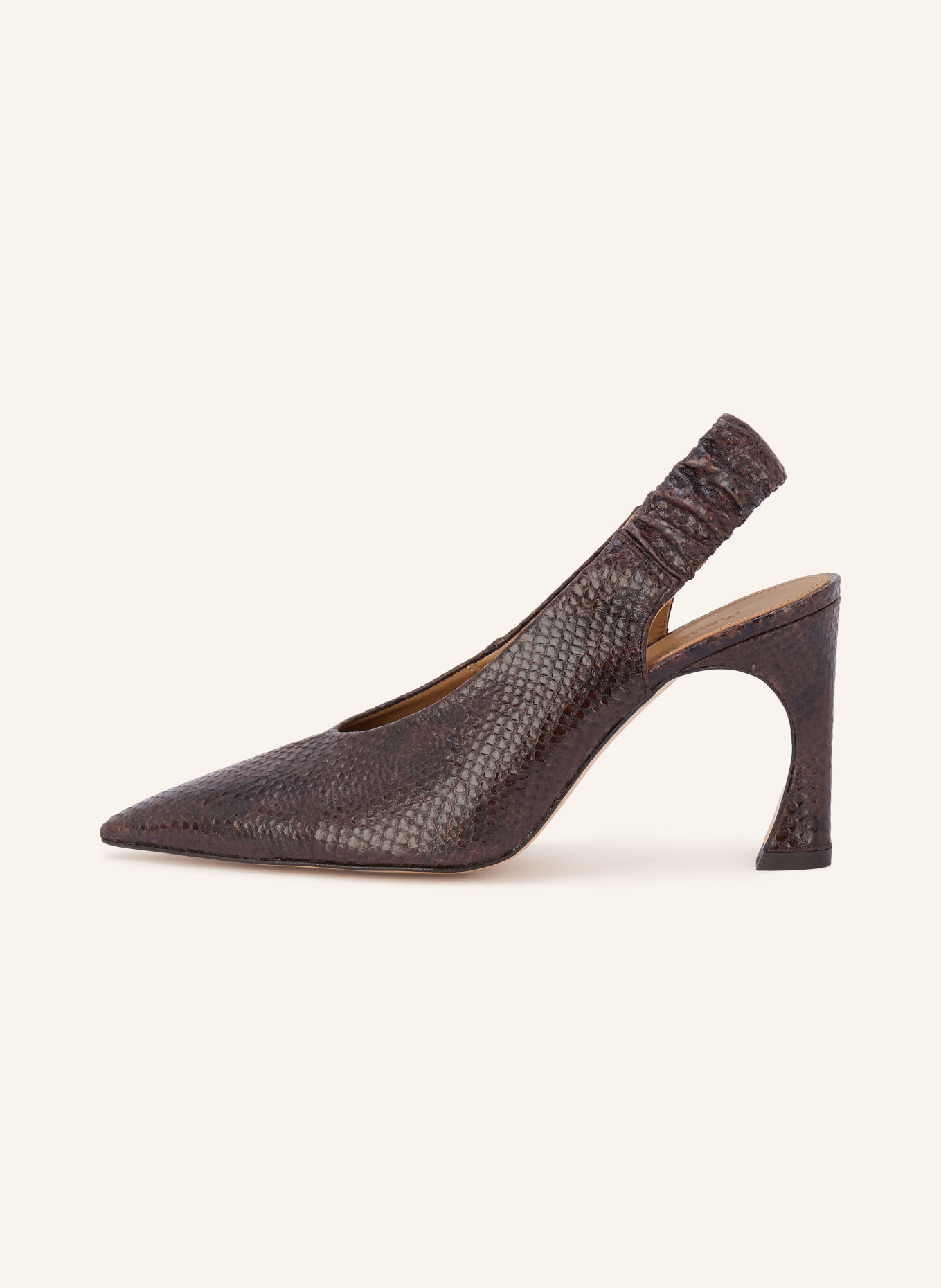 Flattered LILIAN Slingback Pumps: DARK BROWN