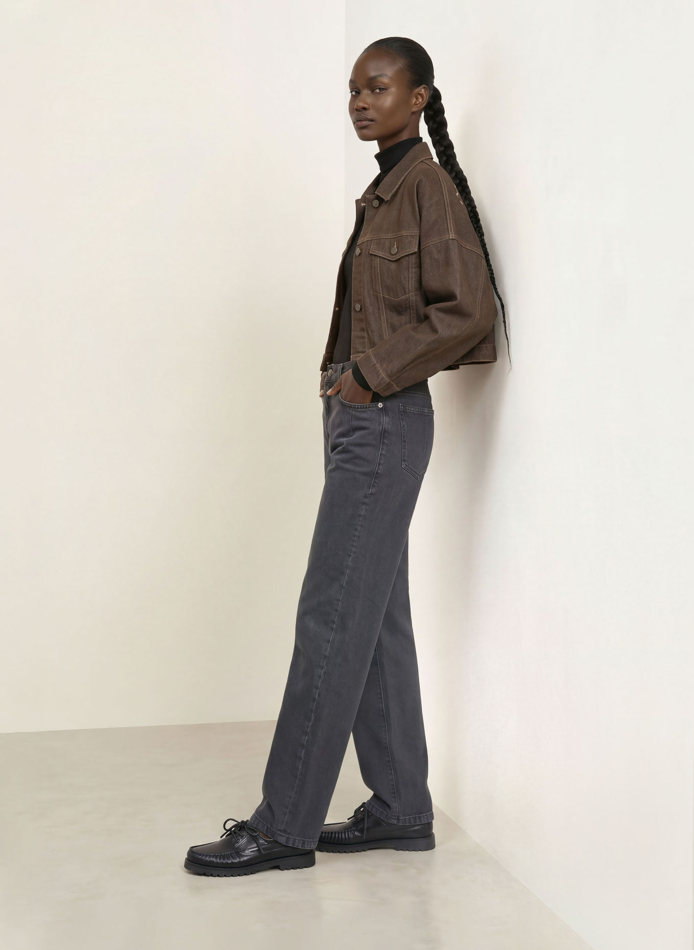 DRYKORN Jeansy typu barrel LIABLE: 6100 grau