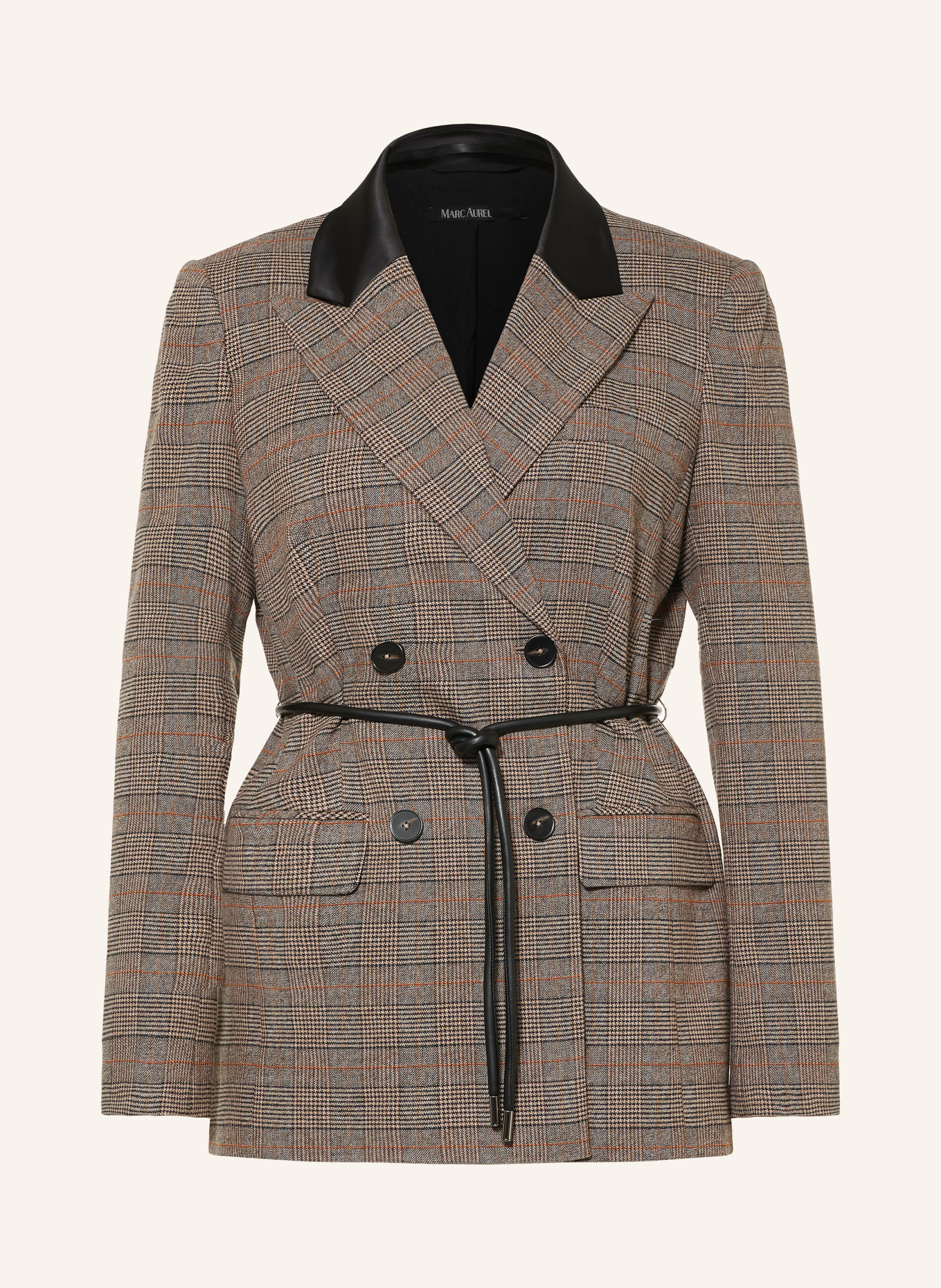 MARC AUREL Blazer: BRAUN / BEIGE / SCHWARZ