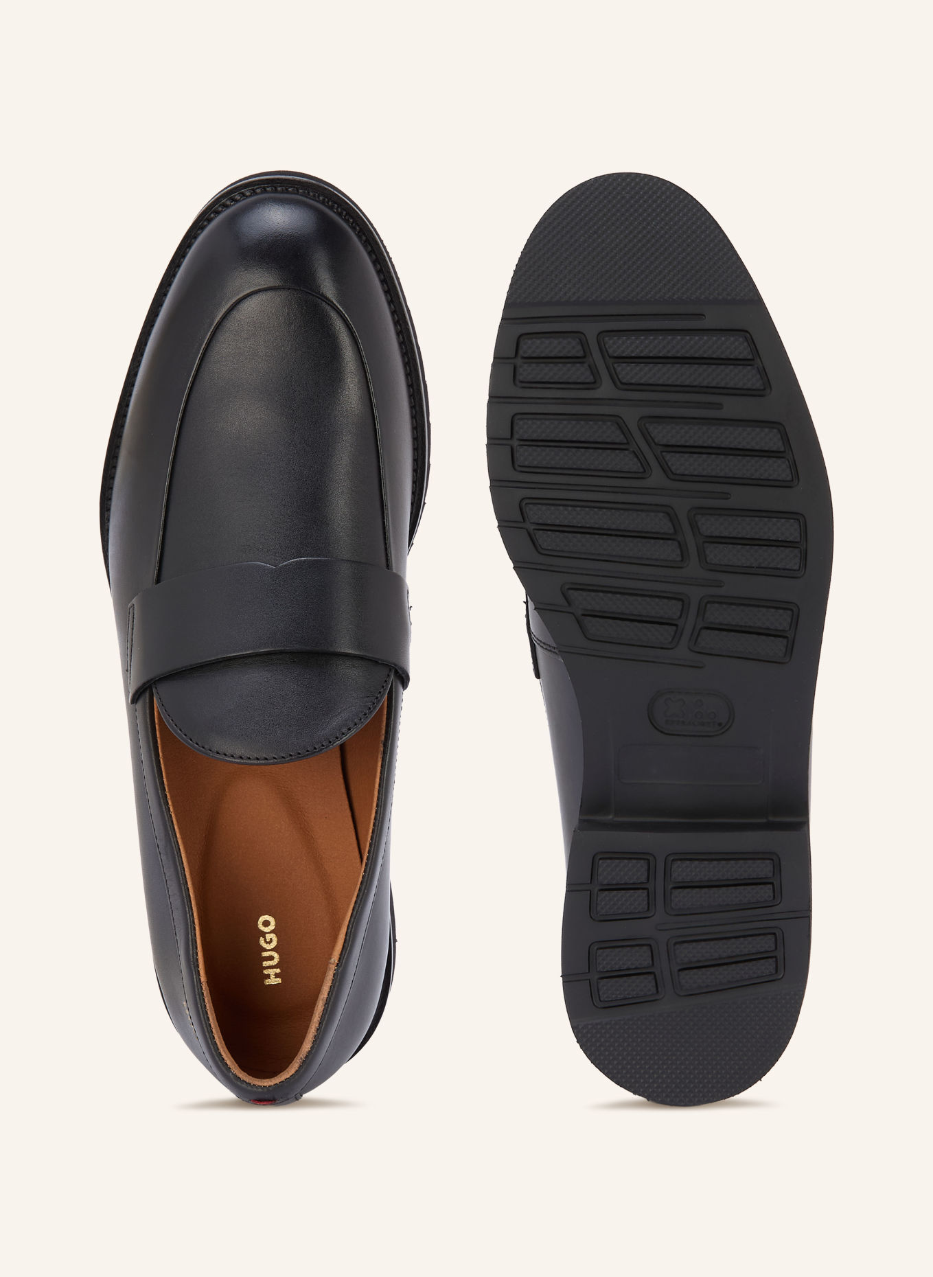 HUGO Loafer GINSBY: SVART