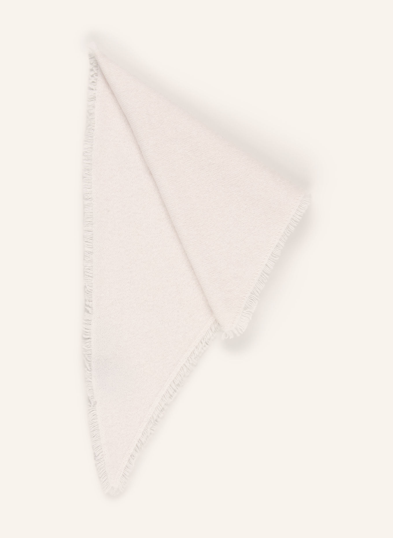 S.MARLON Triangular scarf: LIGHT GRAY
