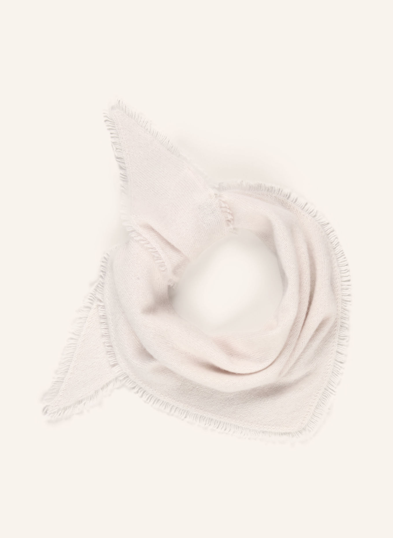 S.MARLON Triangular scarf: LIGHT GRAY