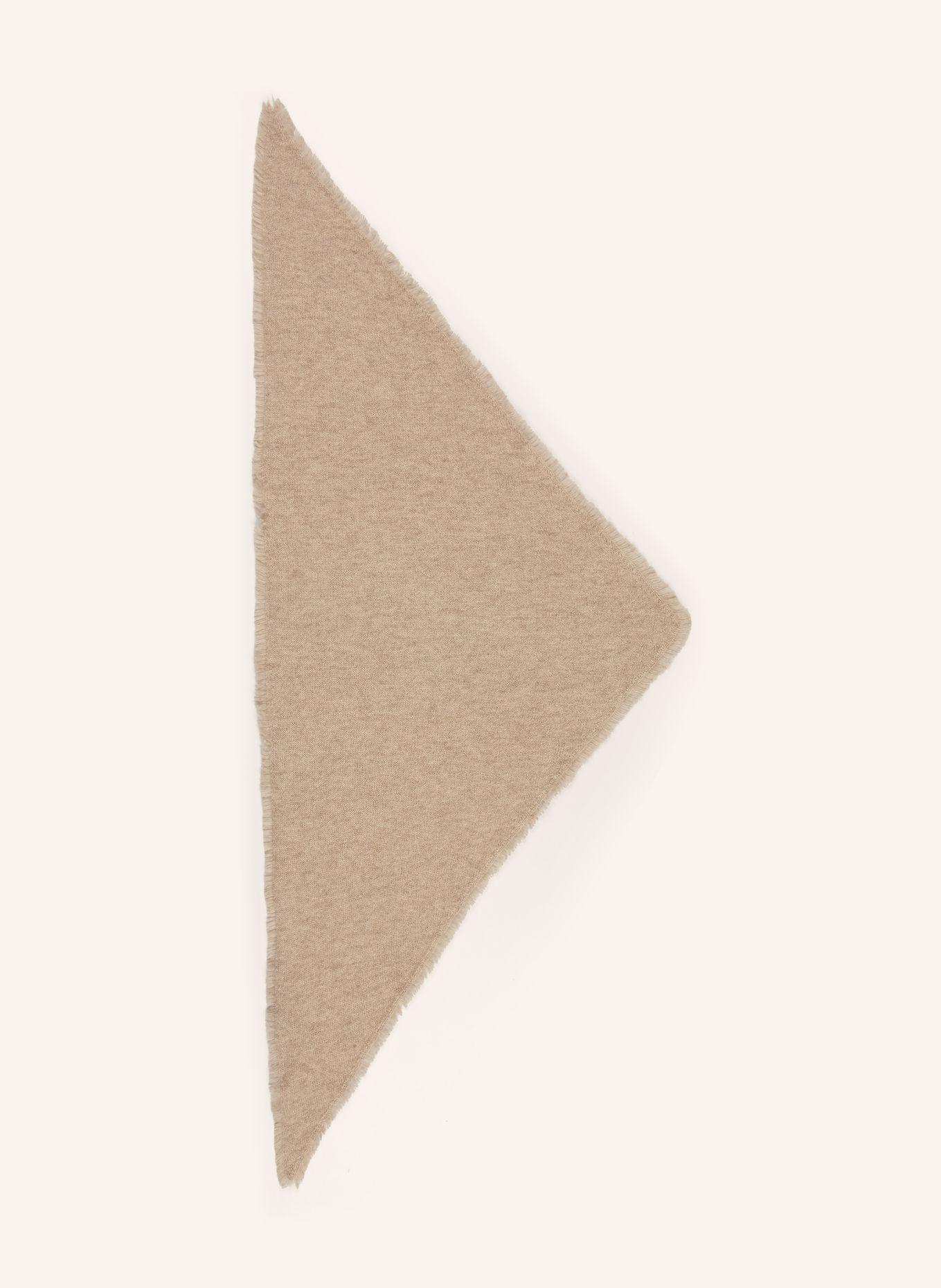 S.MARLON Trekantet tørklæde: BEIGE