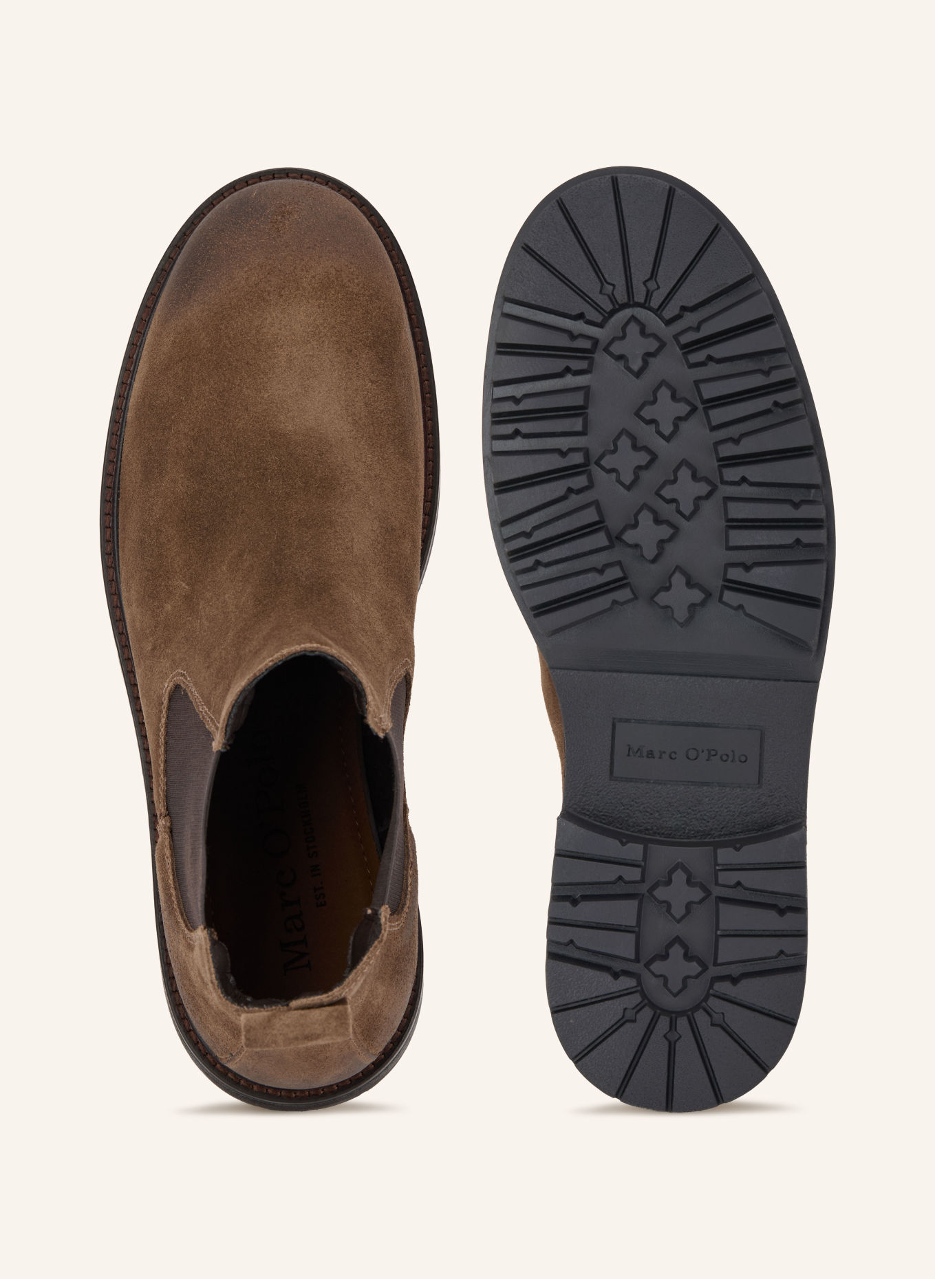 Marc O'Polo Chelsea boots: TAUPE