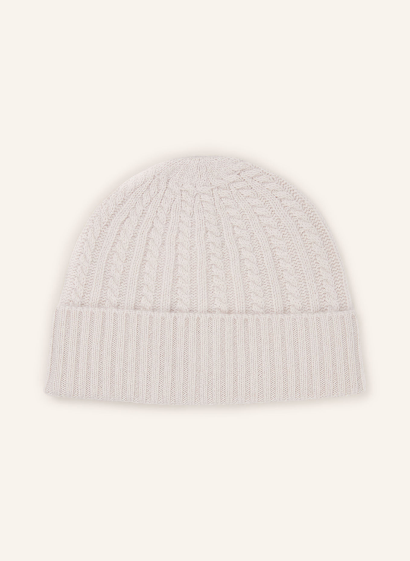 S.MARLON Cashmere Hat: LIGHT GRAY