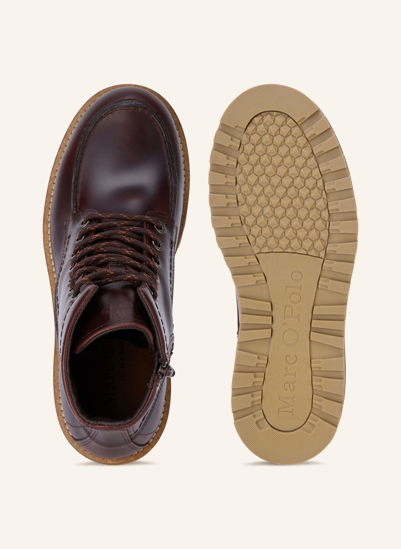 Marc O'Polo Veterboots JACK 20: MARRON FONCÉ