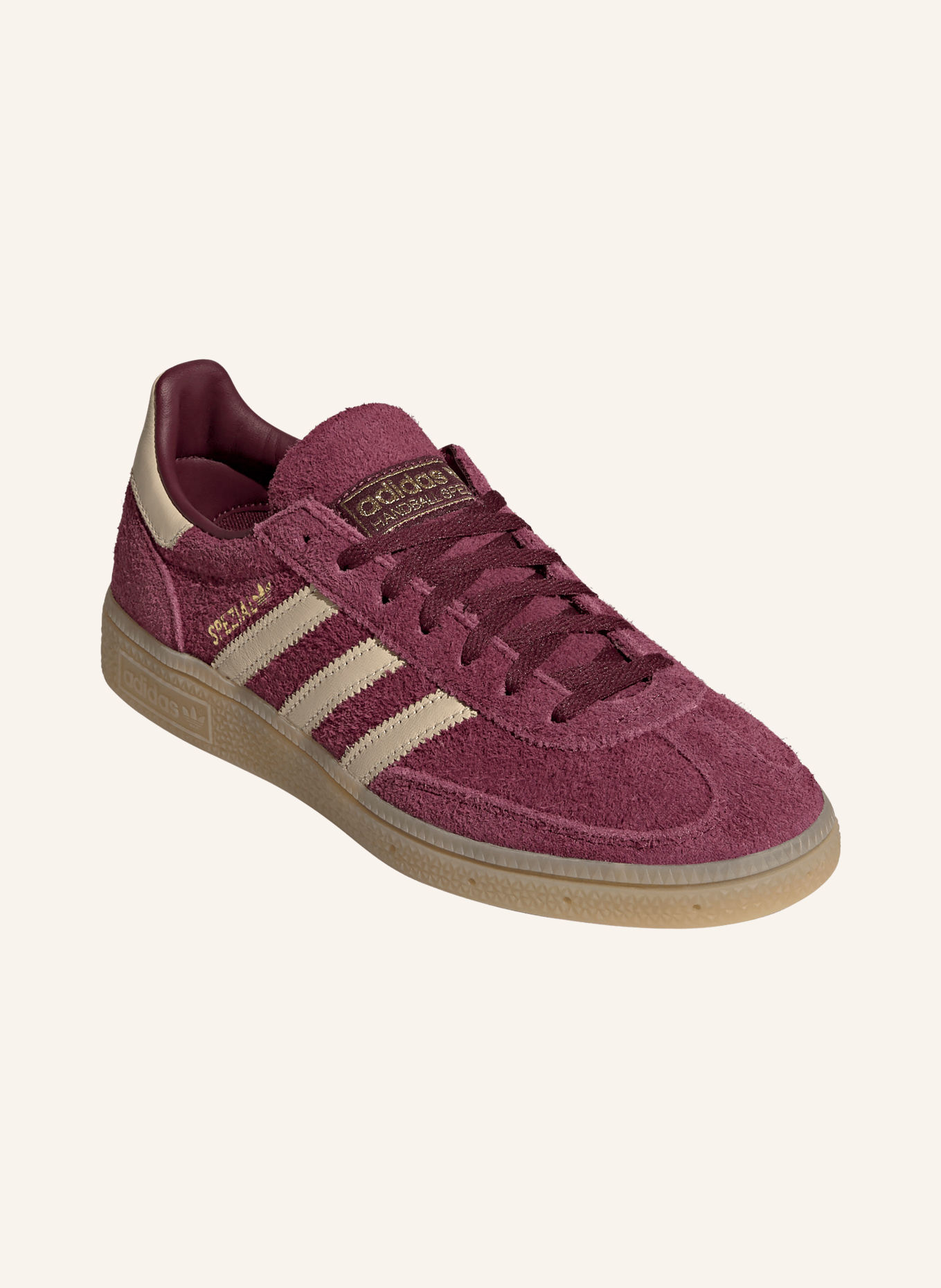 adidas Originals Sneaker HANDBALL SPEZIAL: DUNKELROT / GOLD / CREME