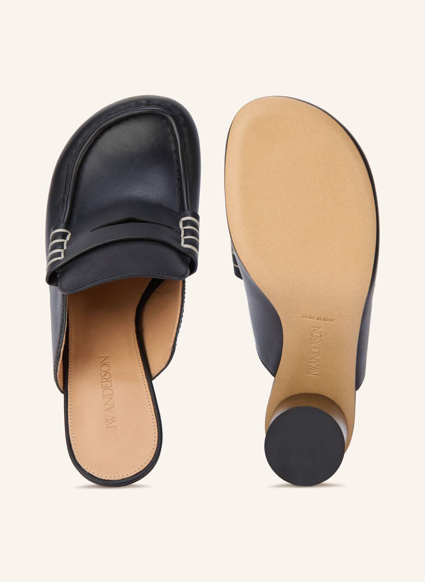 JW ANDERSON Mules: SCHWARZ