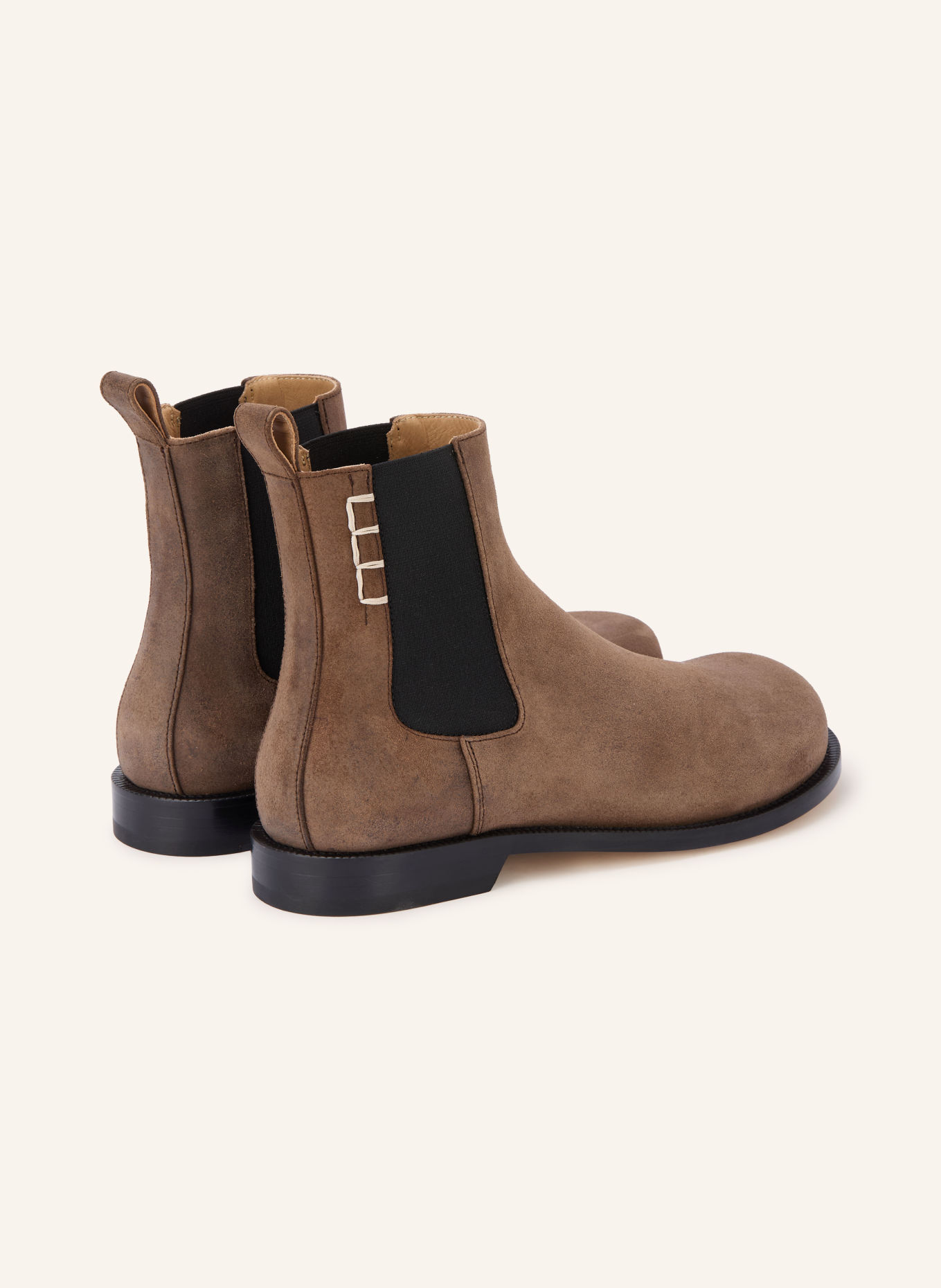 JW ANDERSON Bottines Chelsea: TAUPE / NOIR