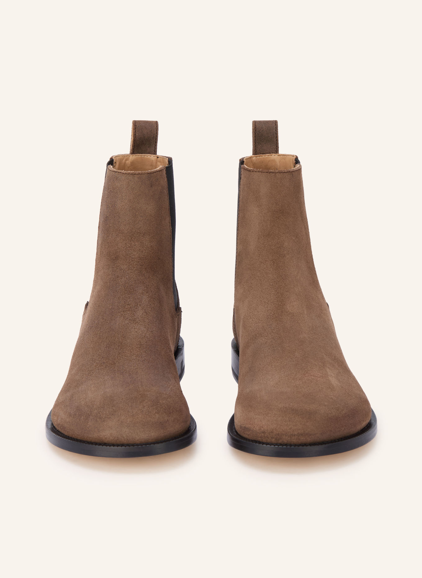JW ANDERSON Bottines Chelsea: TAUPE / NOIR