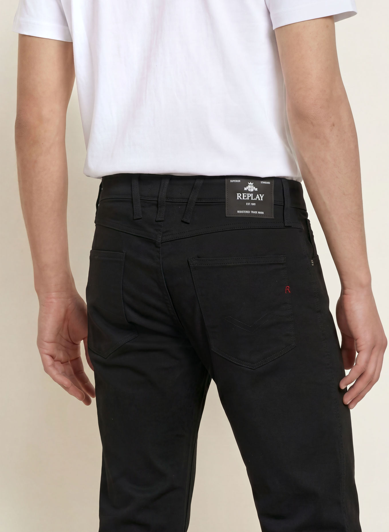 REPLAY Jeans ANBASS Slim Fit: 098 BLACK