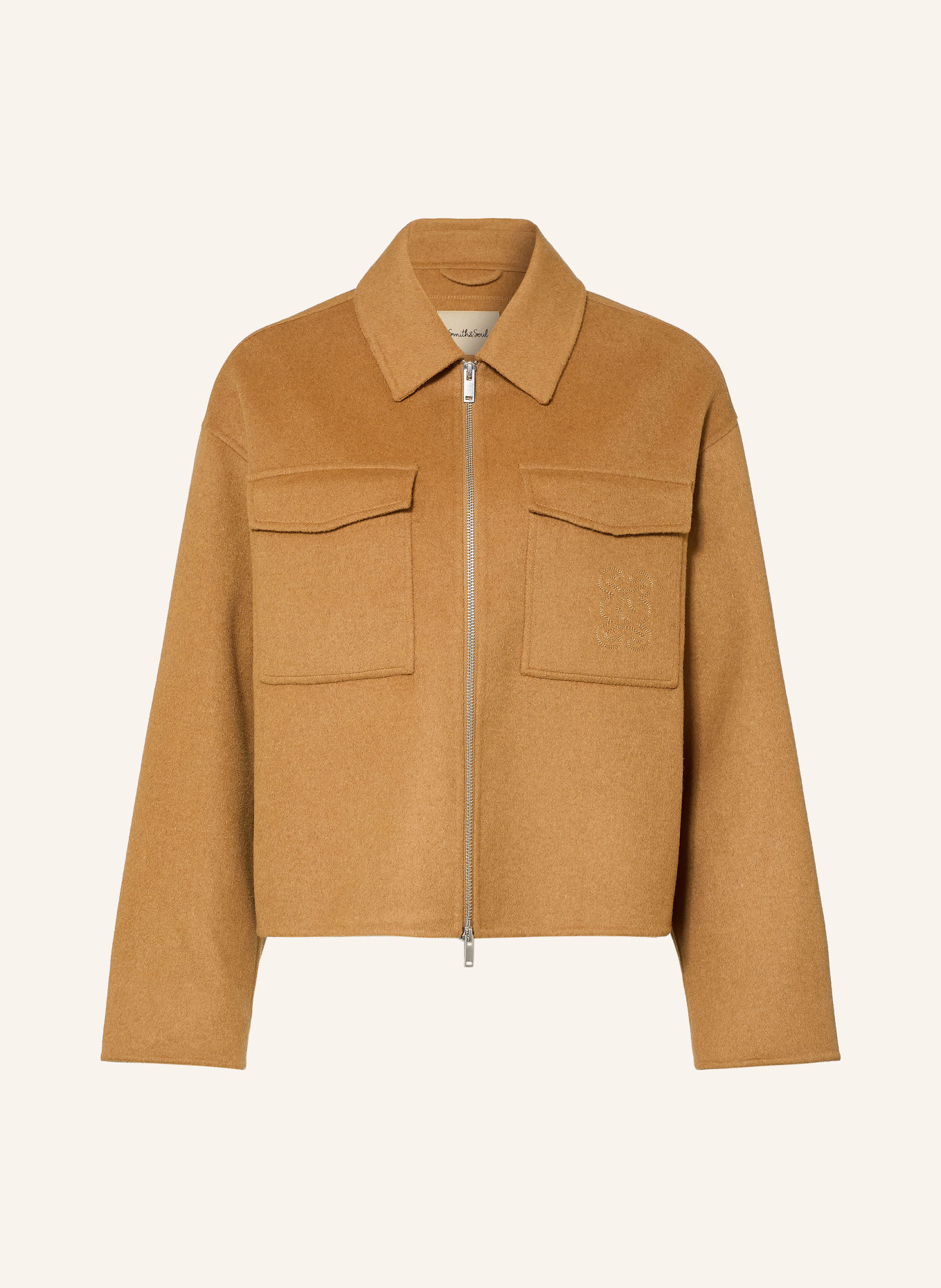 Smith & Soul Svrchní košile: VELBLOUDÍ