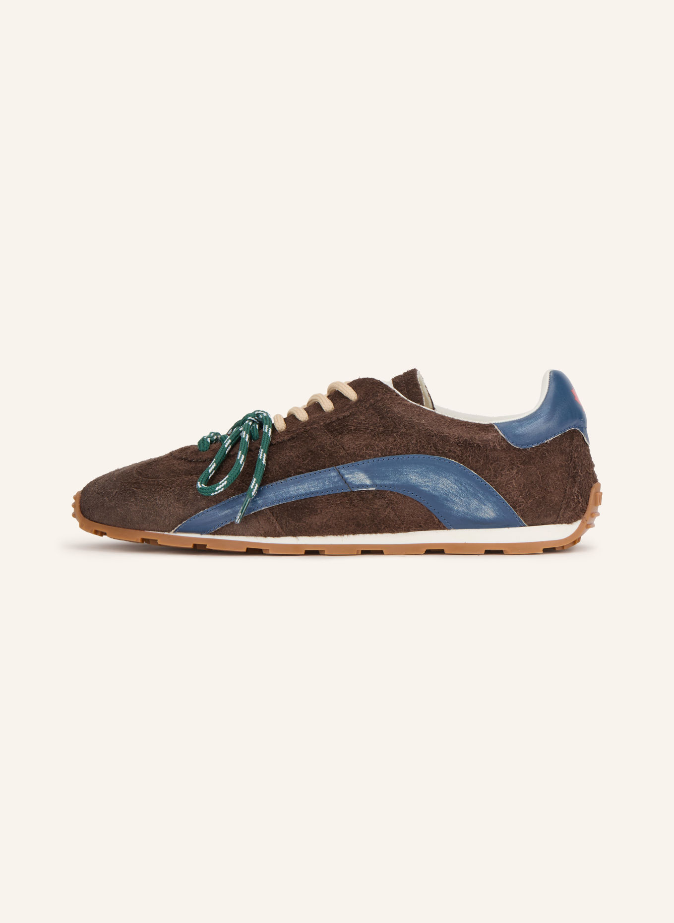 DSQUARED2 Sneakersy DC-642: TMAVĚ HNĚDÁ / TMAVĚ MODRÁ