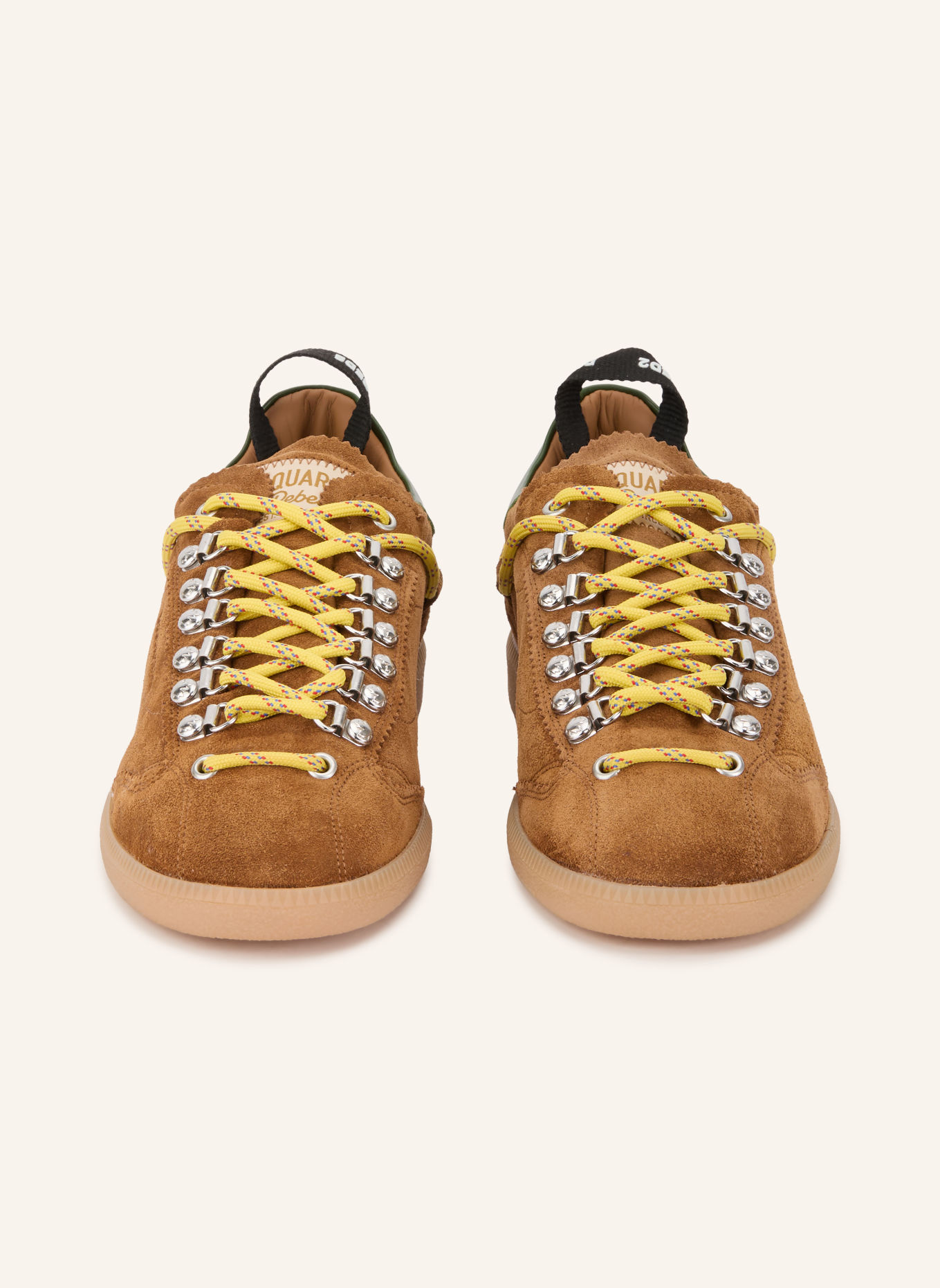 DSQUARED2 Sneakersy: HNĚDÁ / ZELENÁ