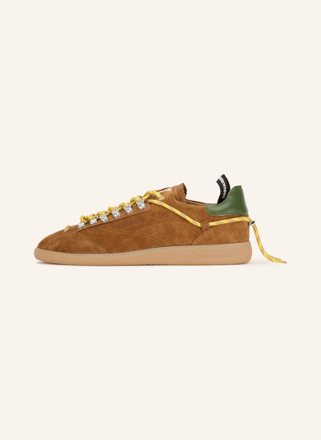 DSQUARED2 Sneakersy: HNĚDÁ / ZELENÁ