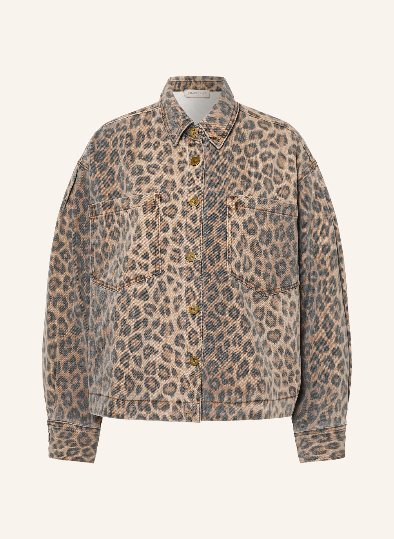 GRACE & MILA Veste en jean ADRIANA: LEO